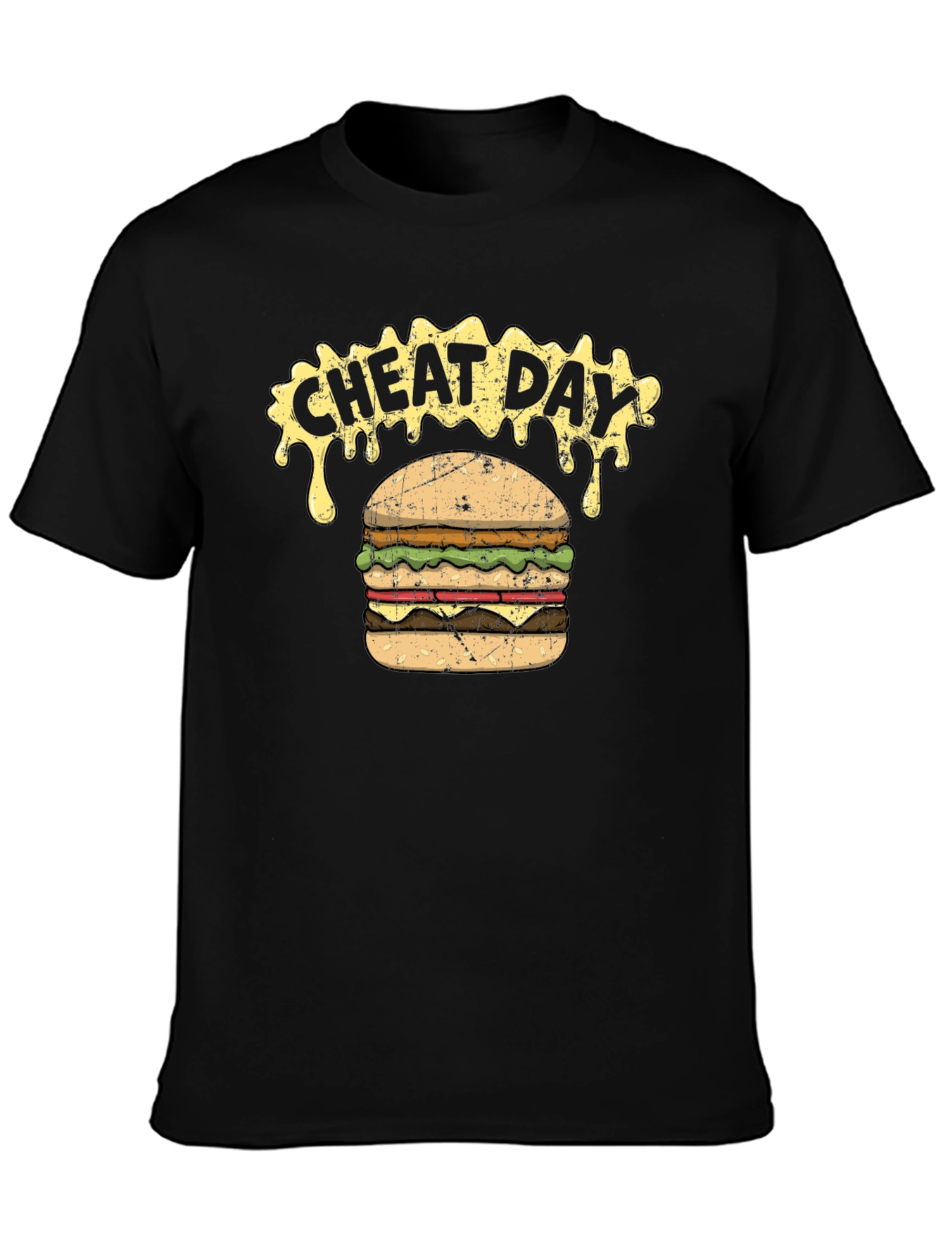 Cheat Day Burger Graphic T-Shirt