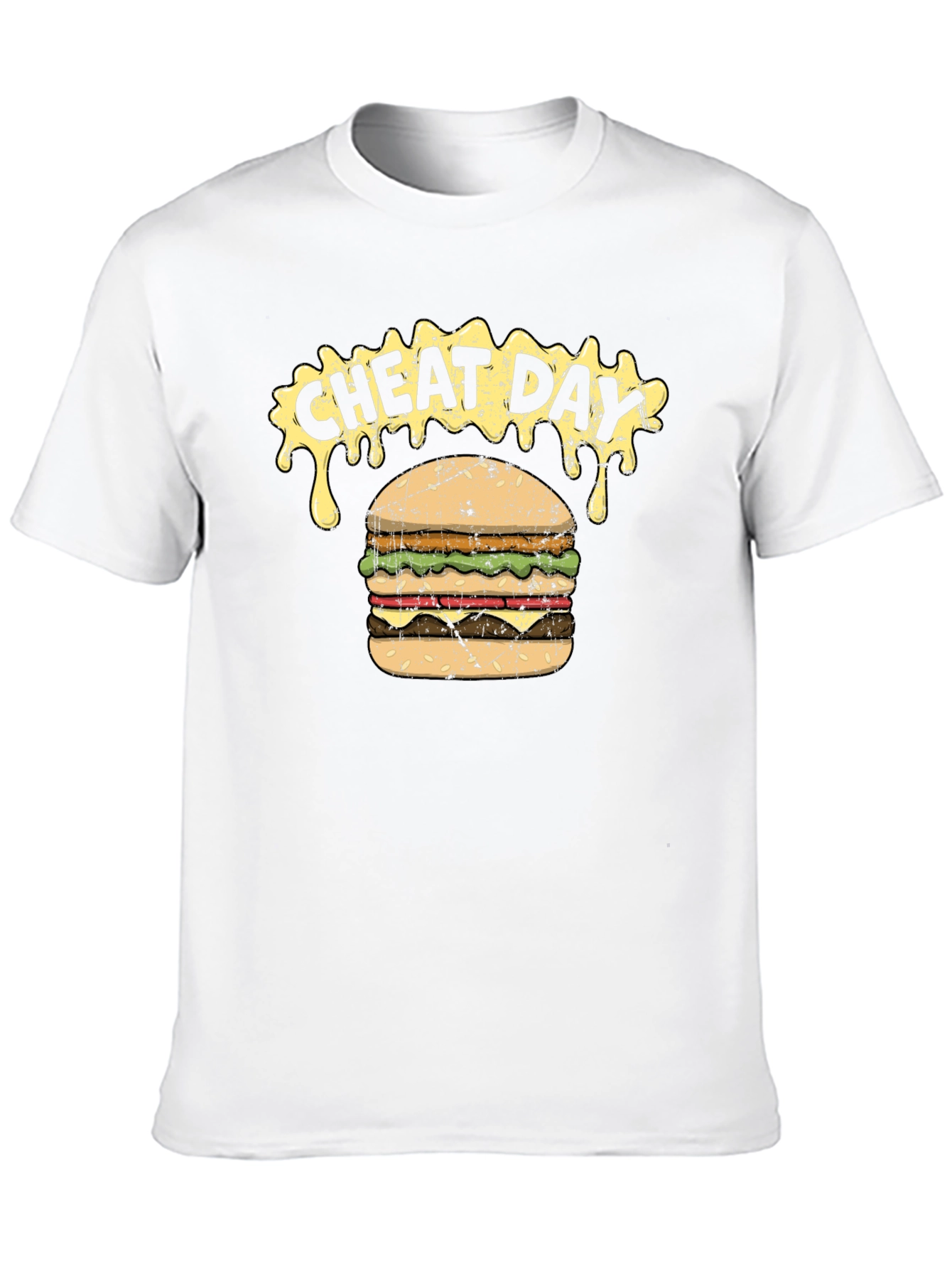 Cheat Day Burger Graphic T-Shirt