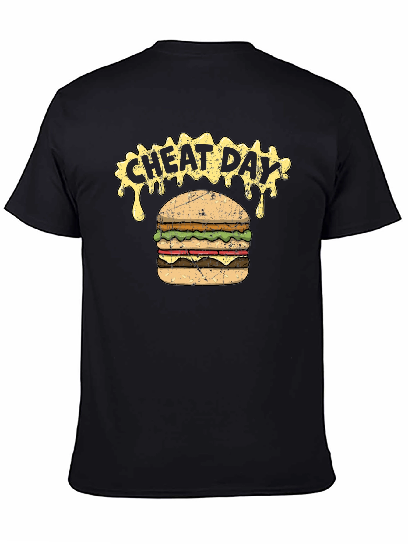 Cheat Day Burger Graphic T-Shirt