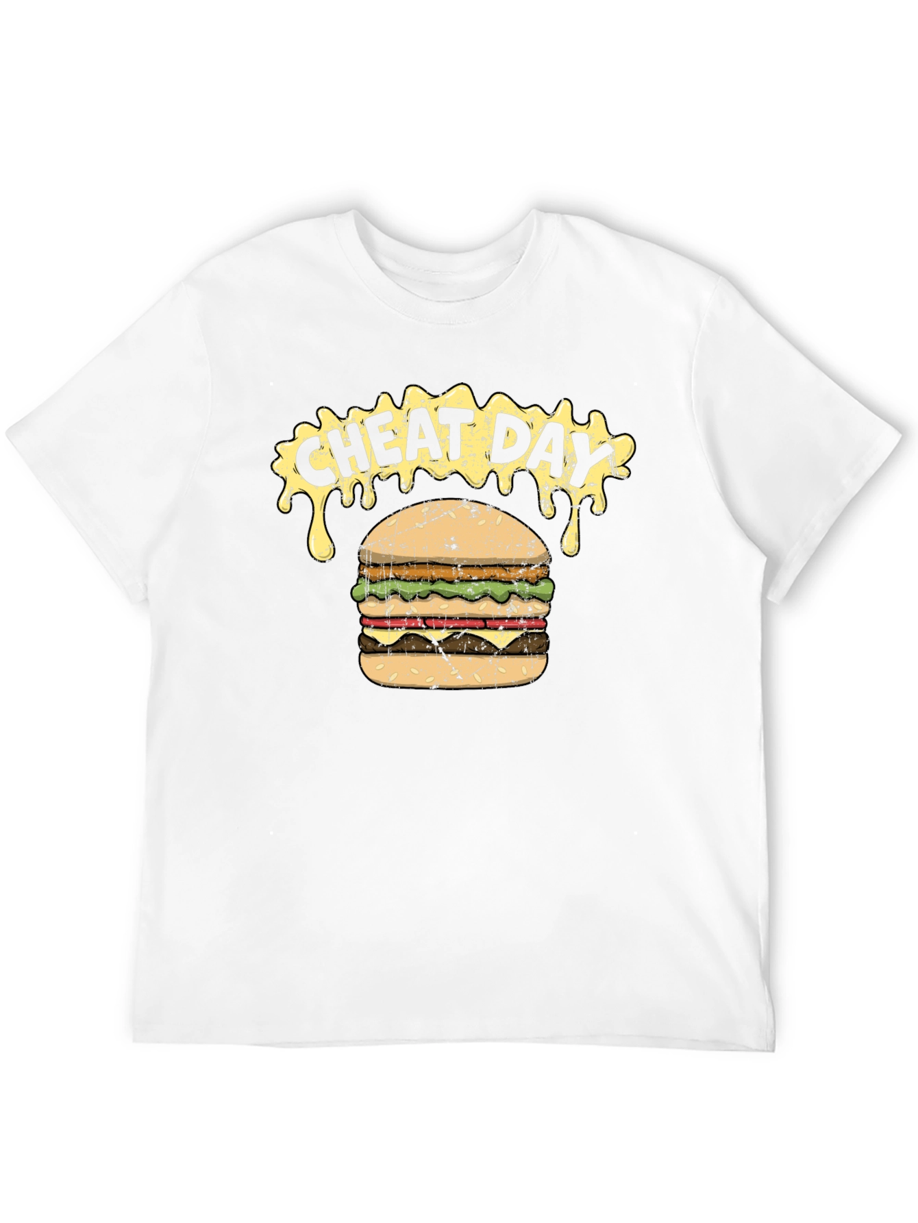 Cheat Day Burger Graphic T-Shirt