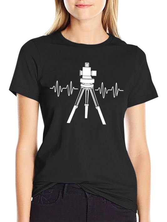 Surveyor Heartbeat T-Shirt - Black
