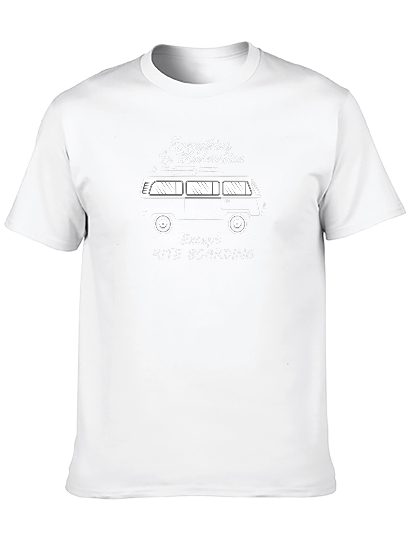 Kite Boarding Van Graphic Tee