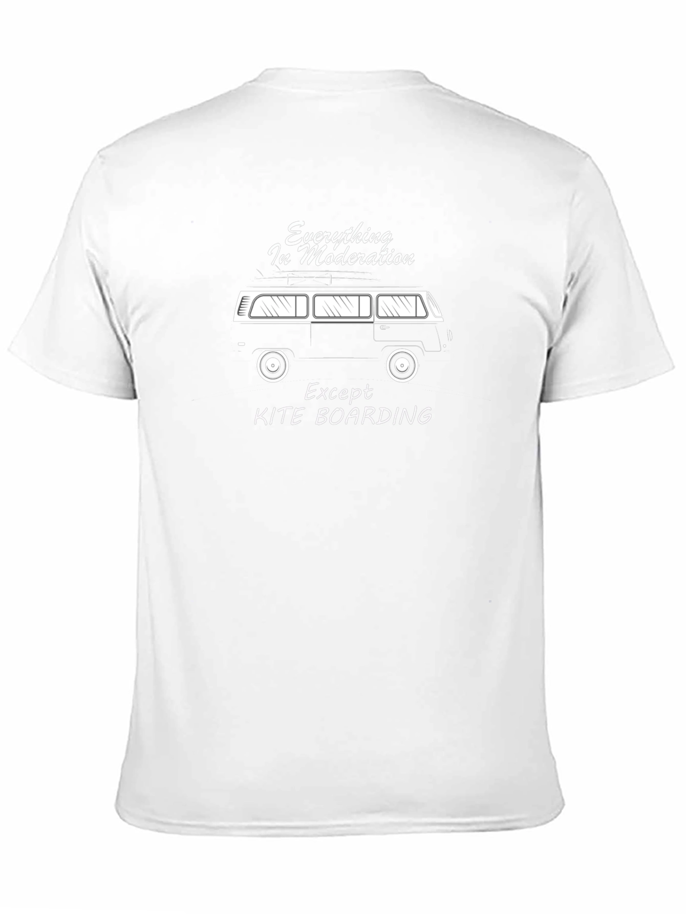 Kite Boarding Van Graphic Tee