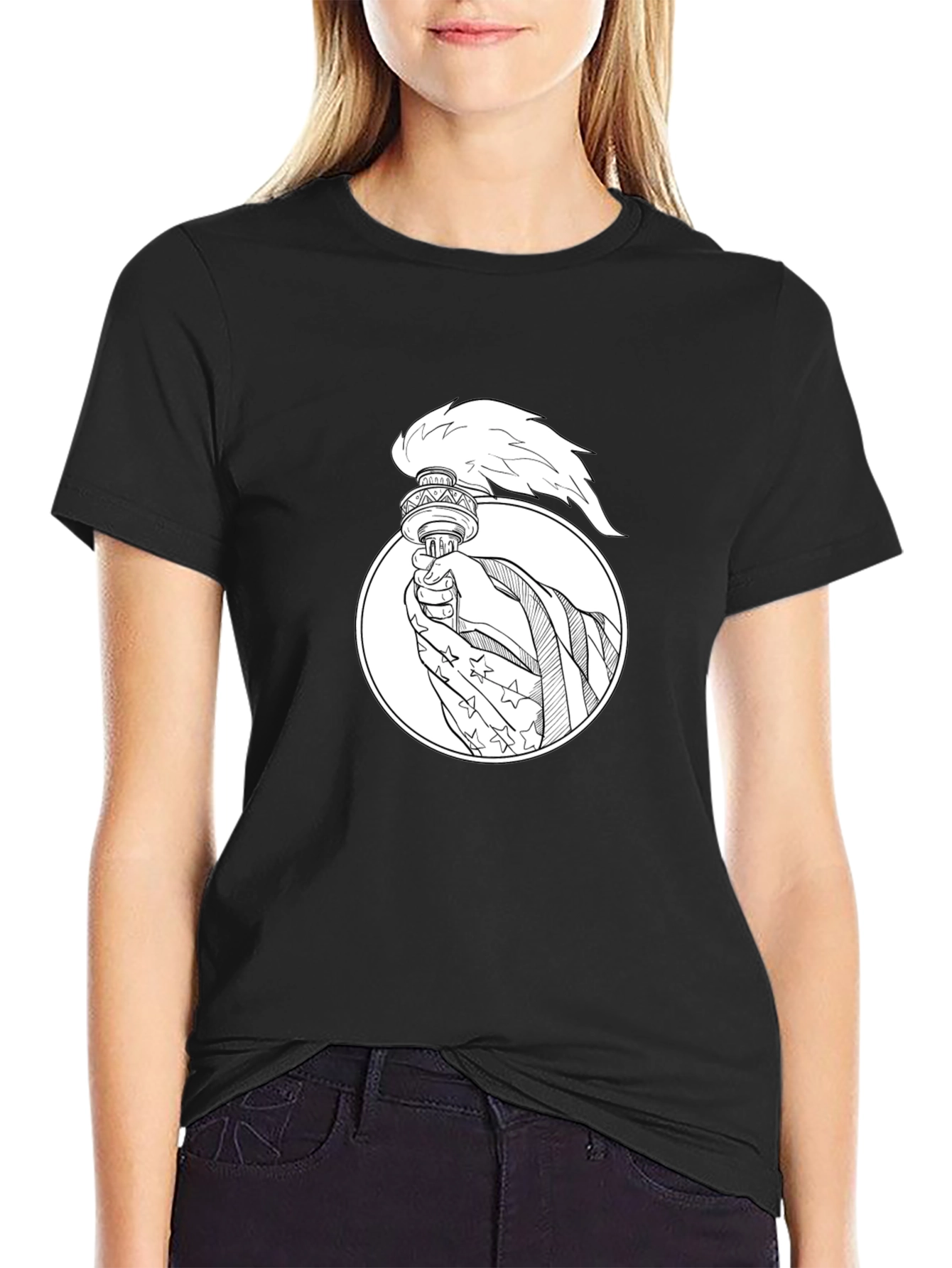 Statue of Liberty Torch T-Shirt