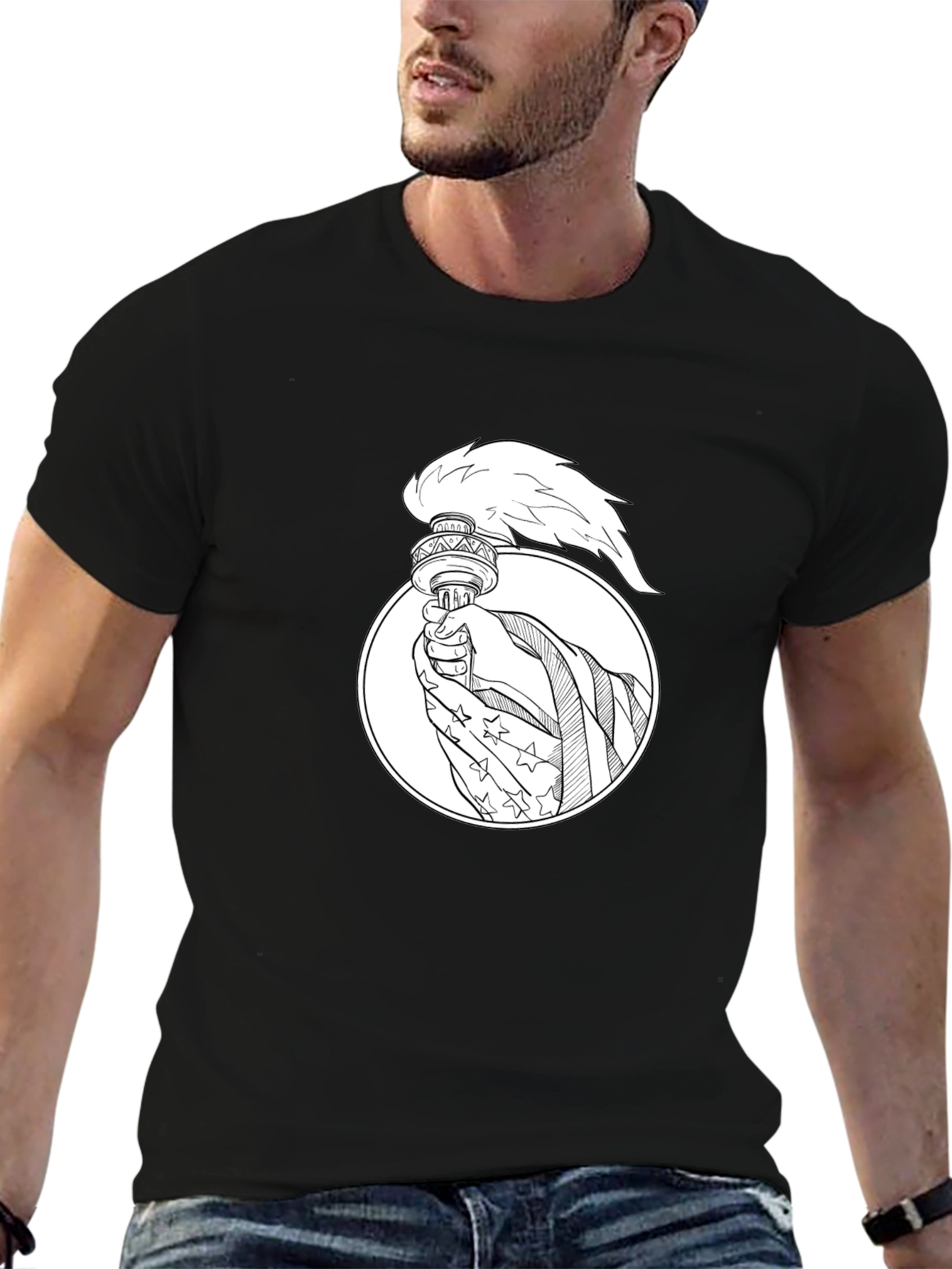 Statue of Liberty Torch T-Shirt
