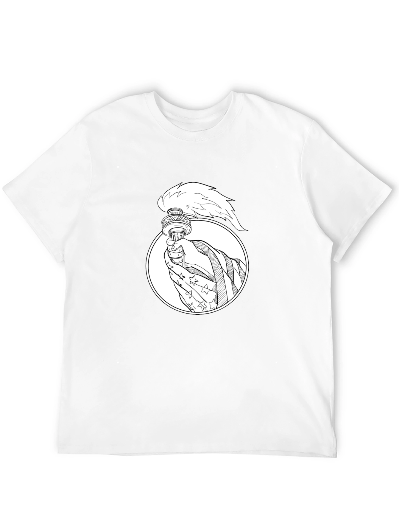 Statue of Liberty Torch T-Shirt