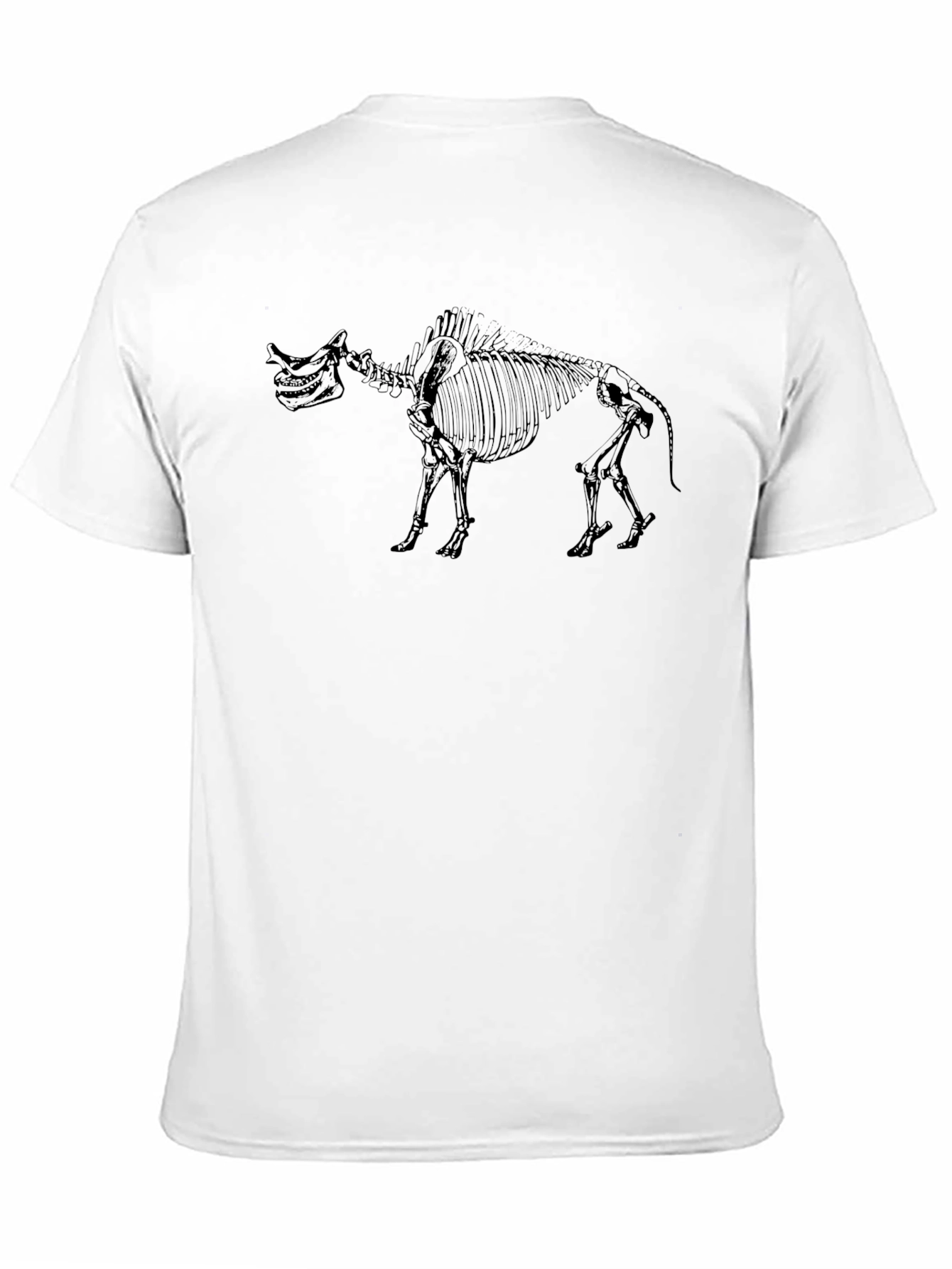 Skeleton Buffalo Black T-Shirt - Unique Graphic Tee