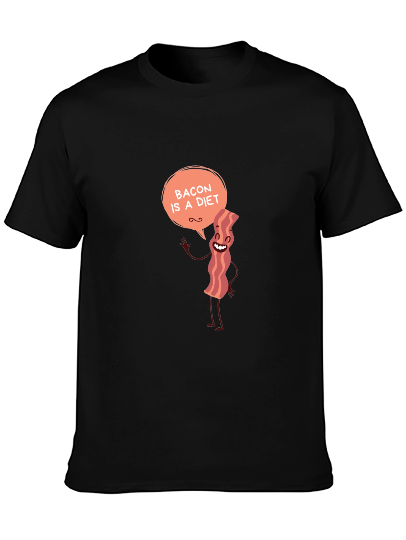 Bacon Diet T-Shirt Funny Foodie Tee