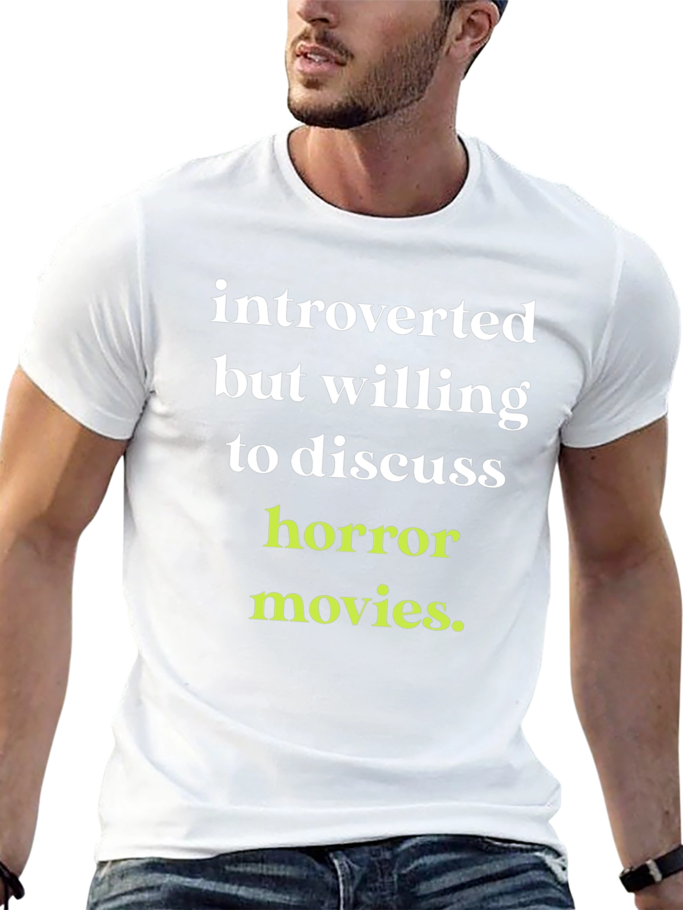 Introverted Horror Movie Fan T-Shirt