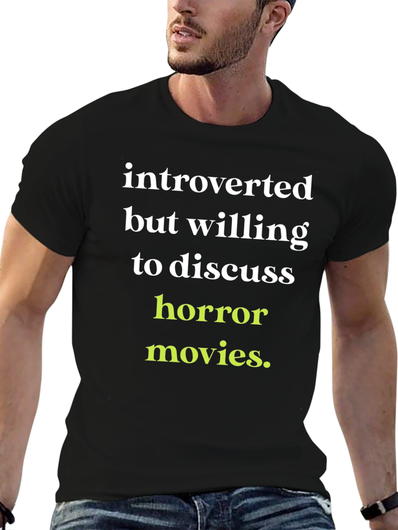 Introverted Horror Movie Fan T-Shirt