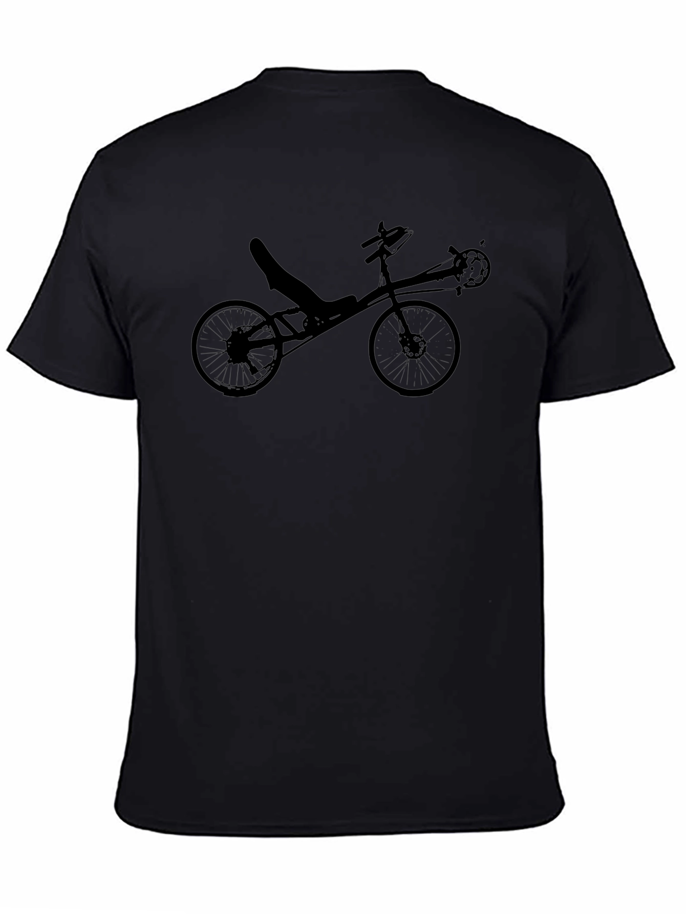 Recumbent Bike Silhouette T-Shirt