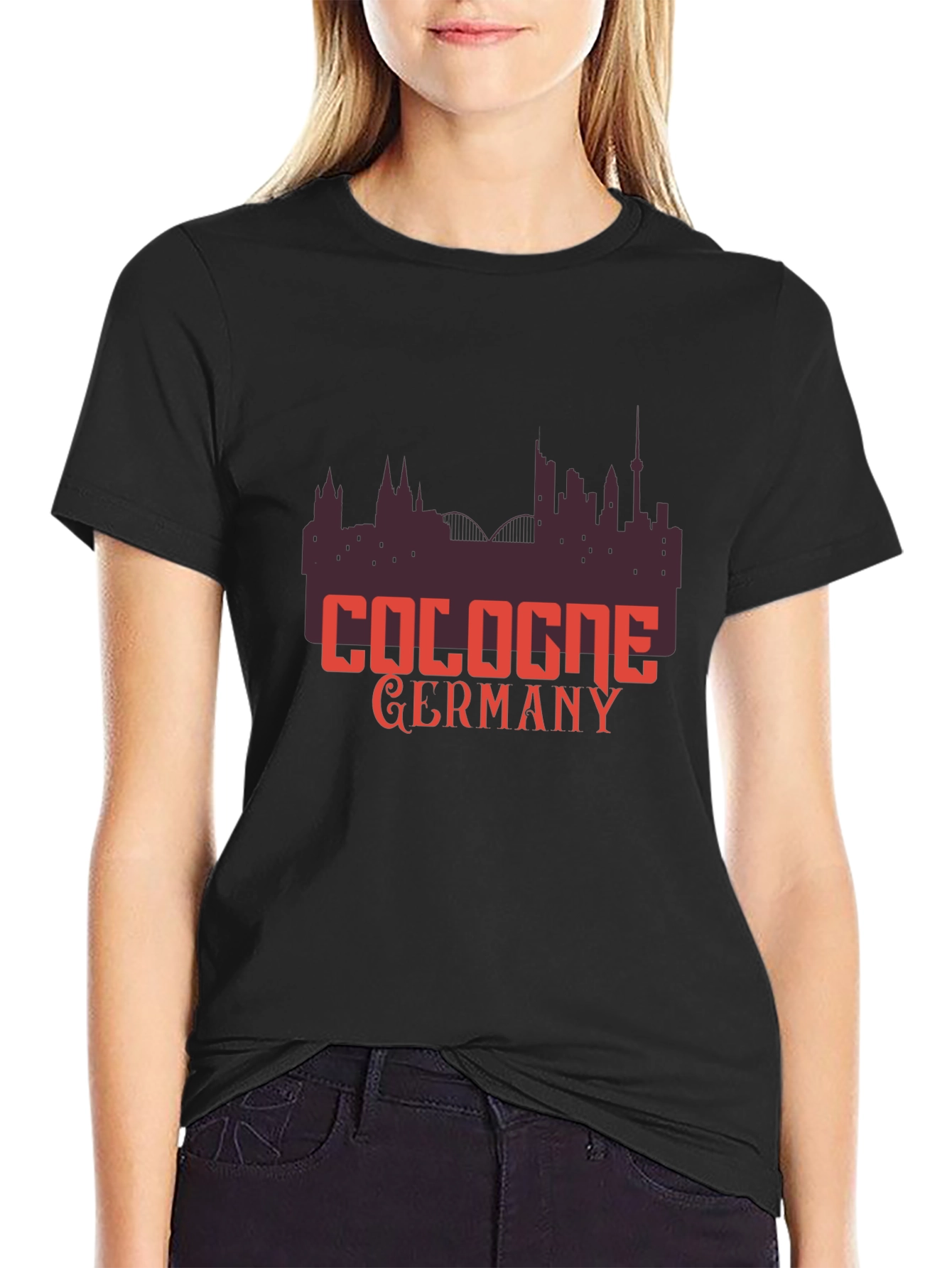 Cologne Germany Skyline Graphic T-Shirt