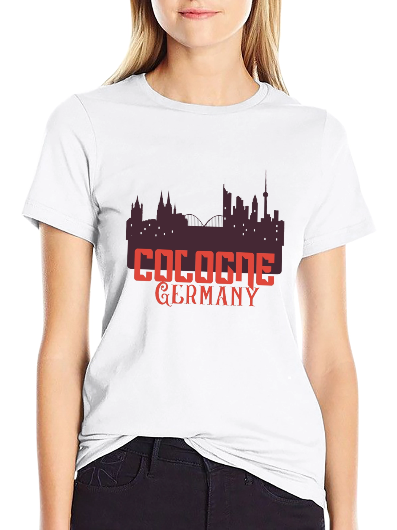 Cologne Germany Skyline Graphic T-Shirt