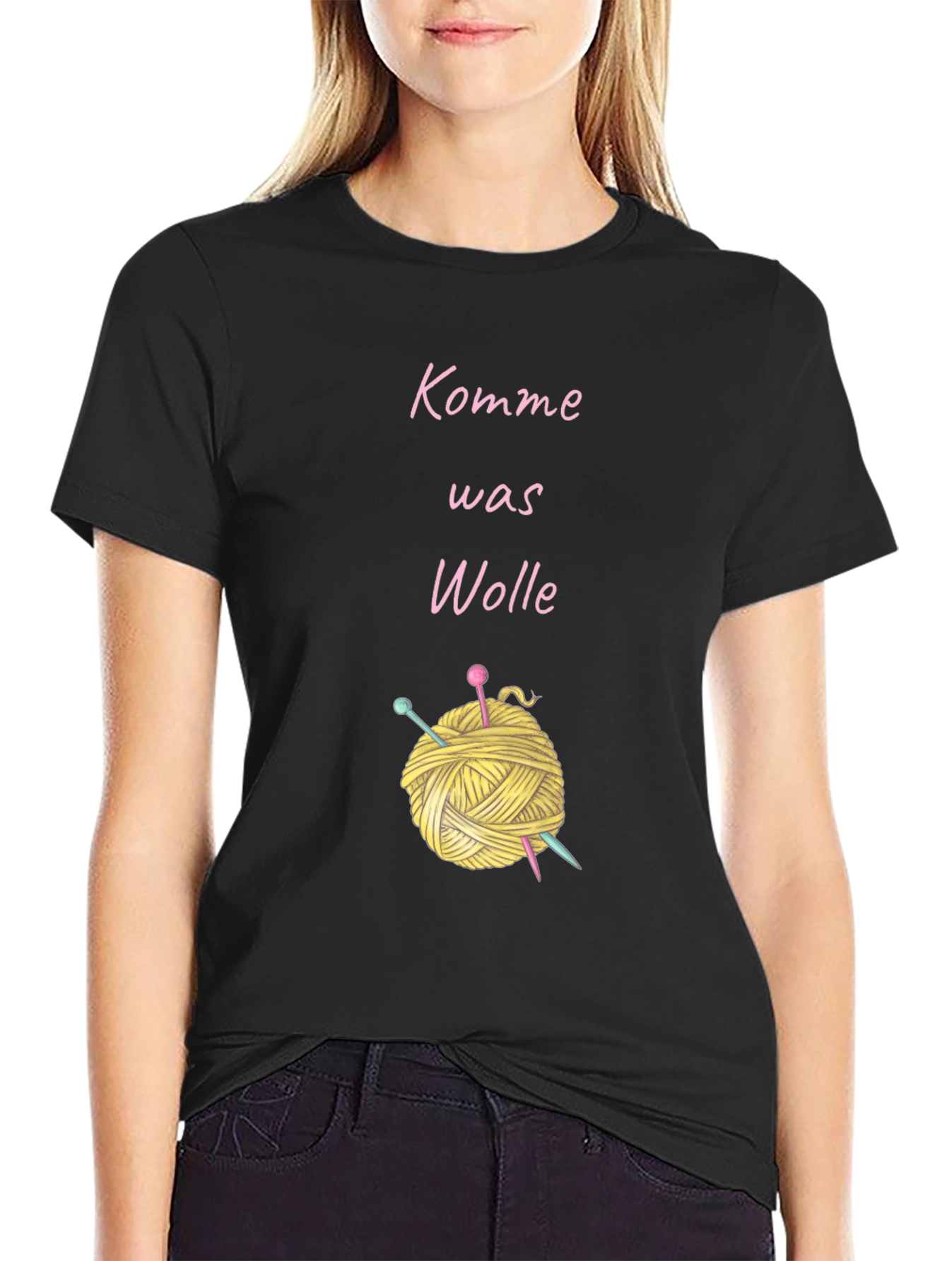 Knit Happens Graphic T-Shirt - Yarn & Needles