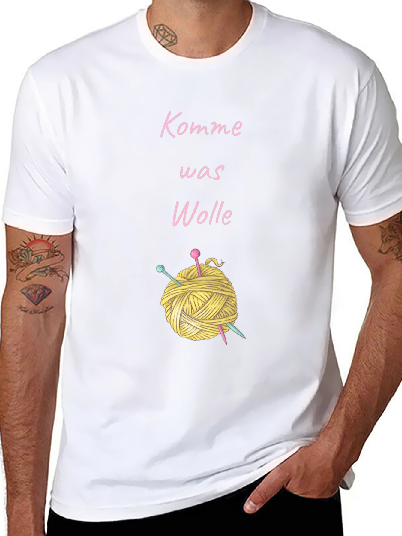 Knit Happens Graphic T-Shirt - Yarn & Needles