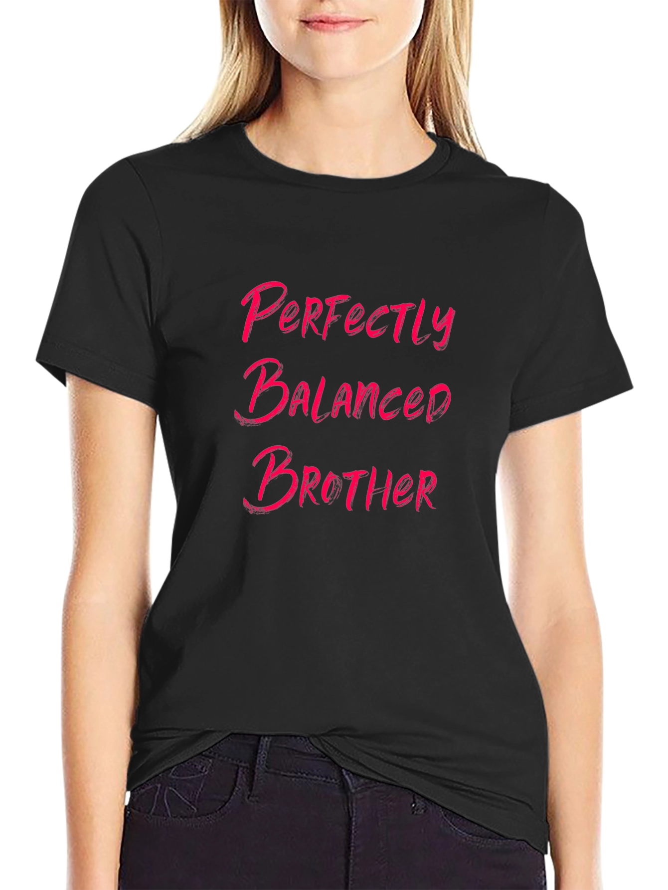 Perfectly Balanced Brother T-Shirt - Black