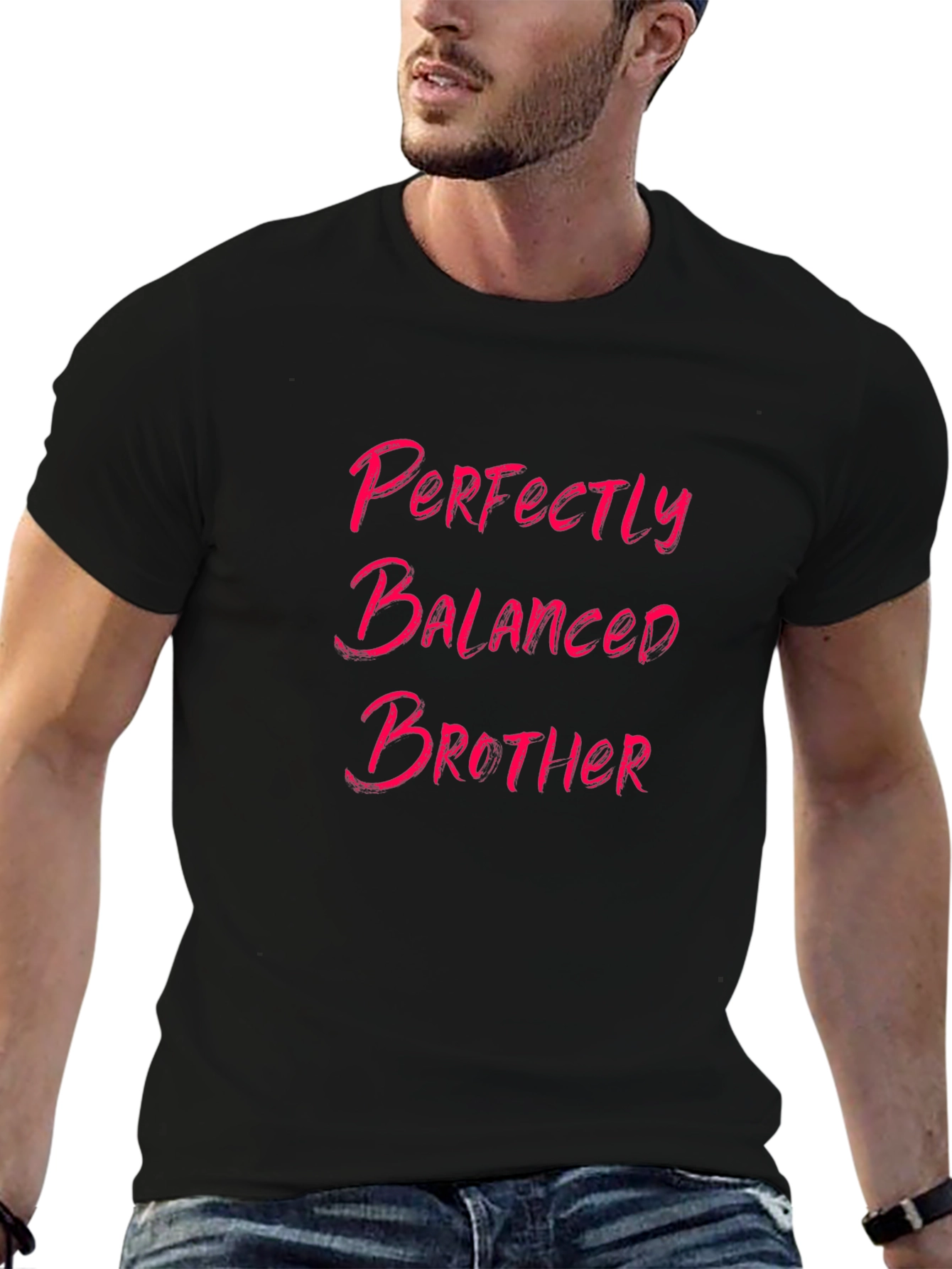 Perfectly Balanced Brother T-Shirt - Black