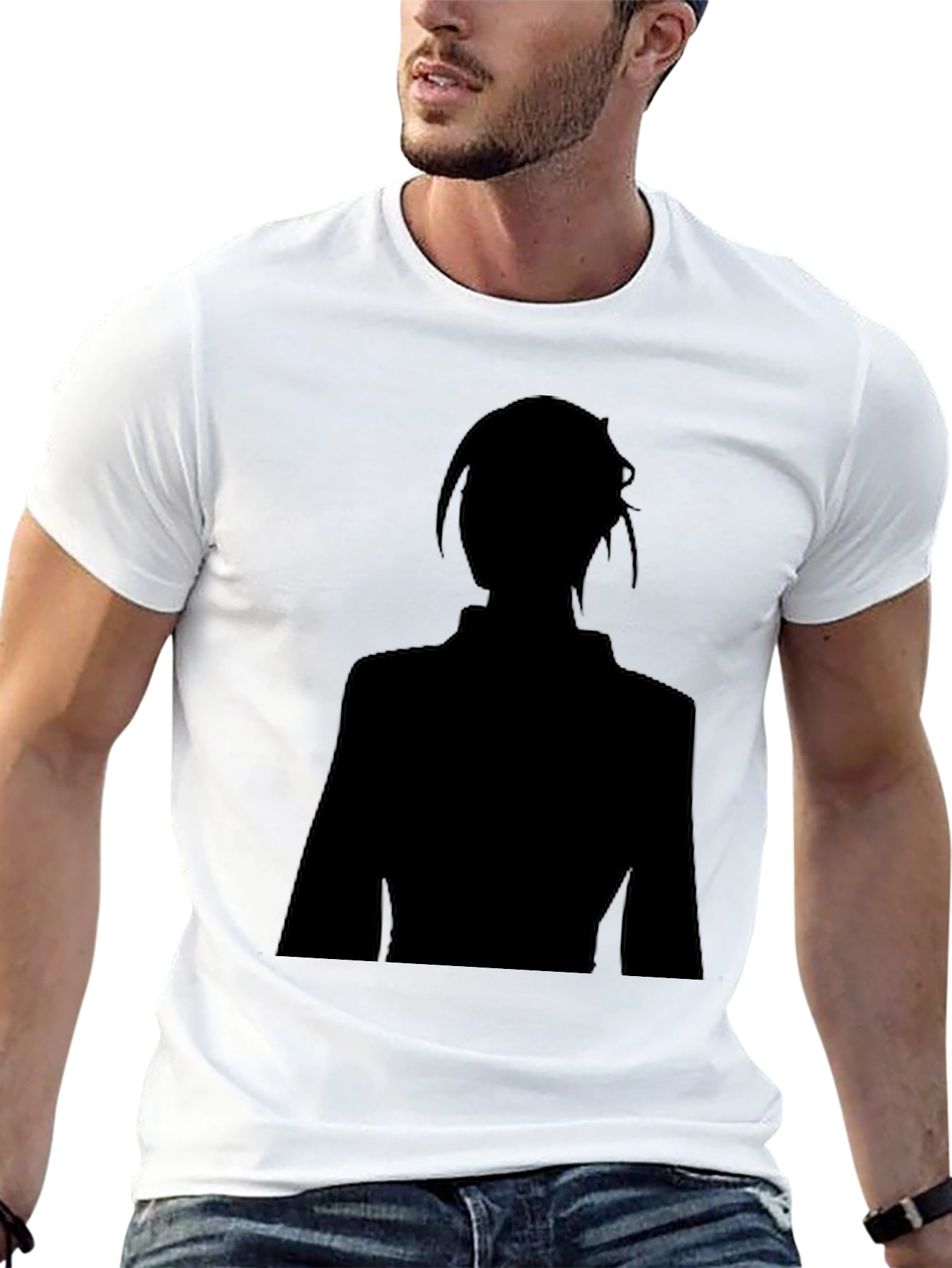 Silhouette Graphic Black T-Shirt