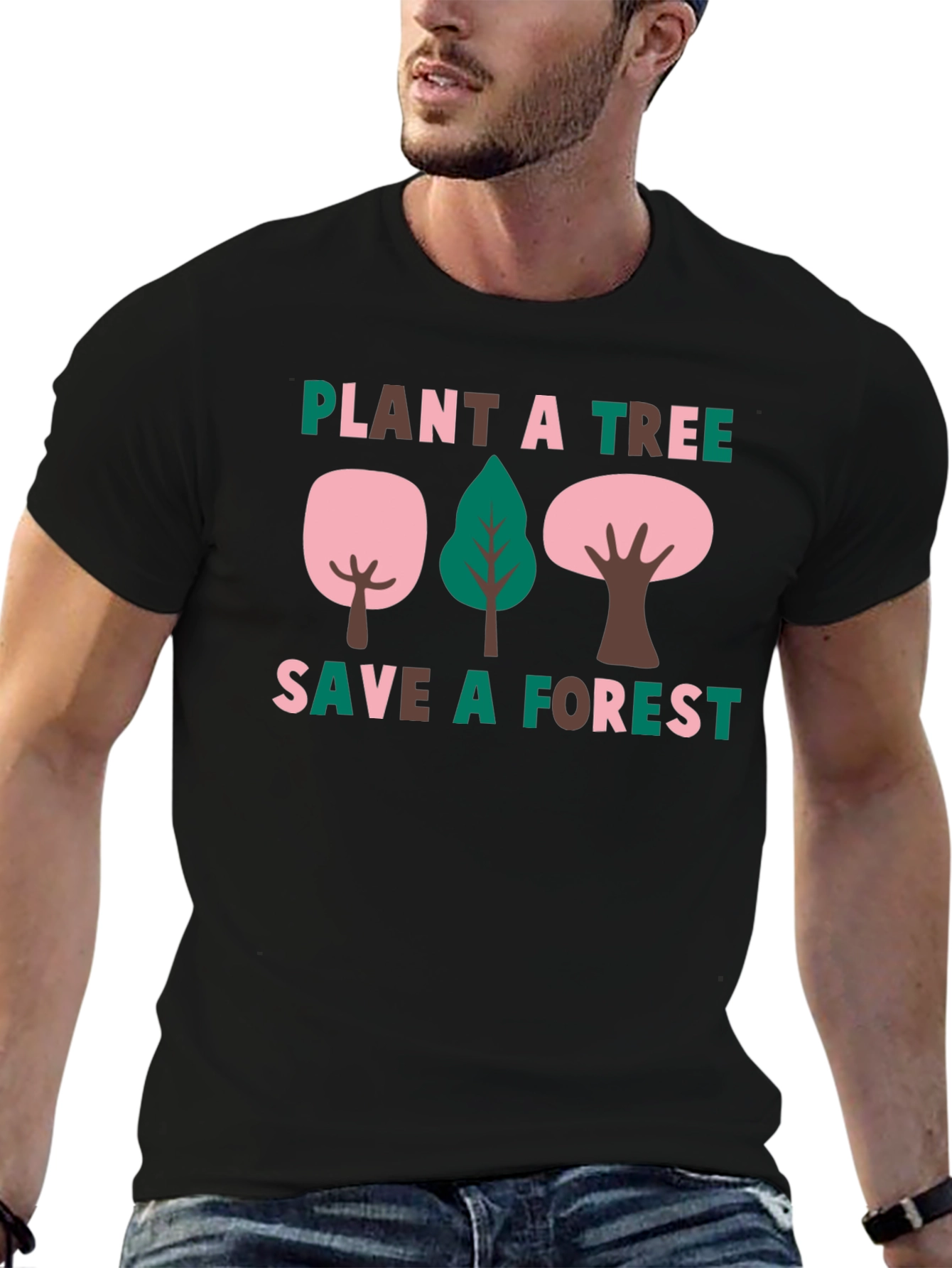 Plant a Tree Save a Forest Graphic Tee