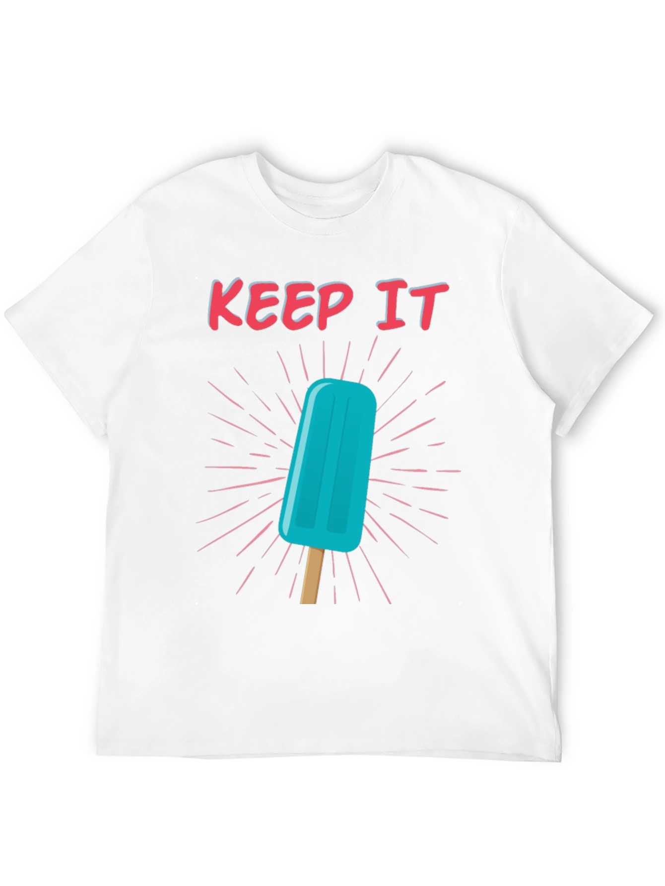 Keep It Cool Popsicle Graphic Tee - Black