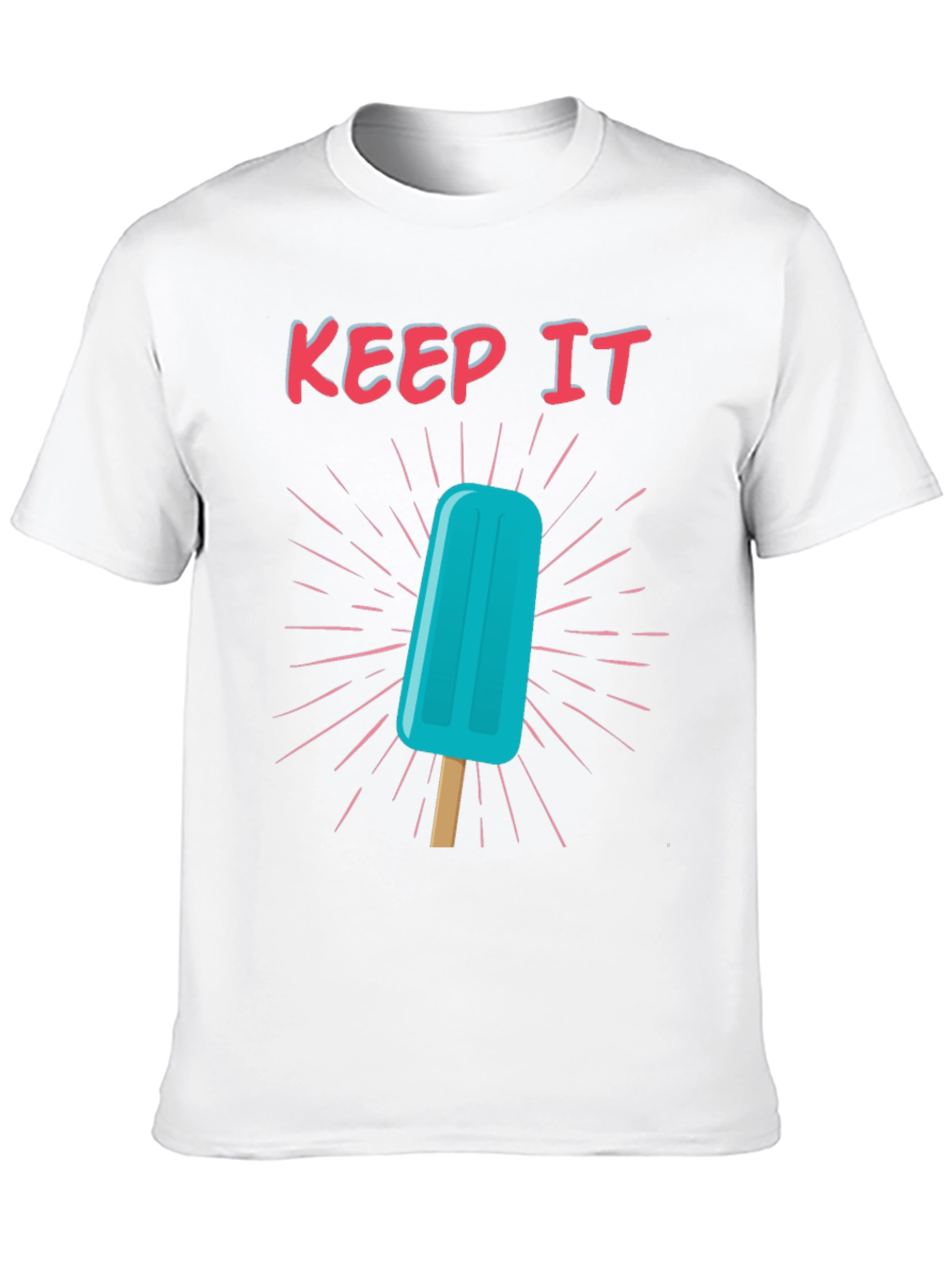 Keep It Cool Popsicle Graphic Tee - Black