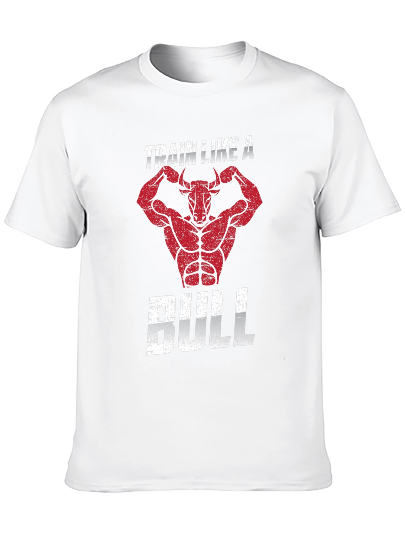 Train Like A Bull Black Graphic T-Shirt