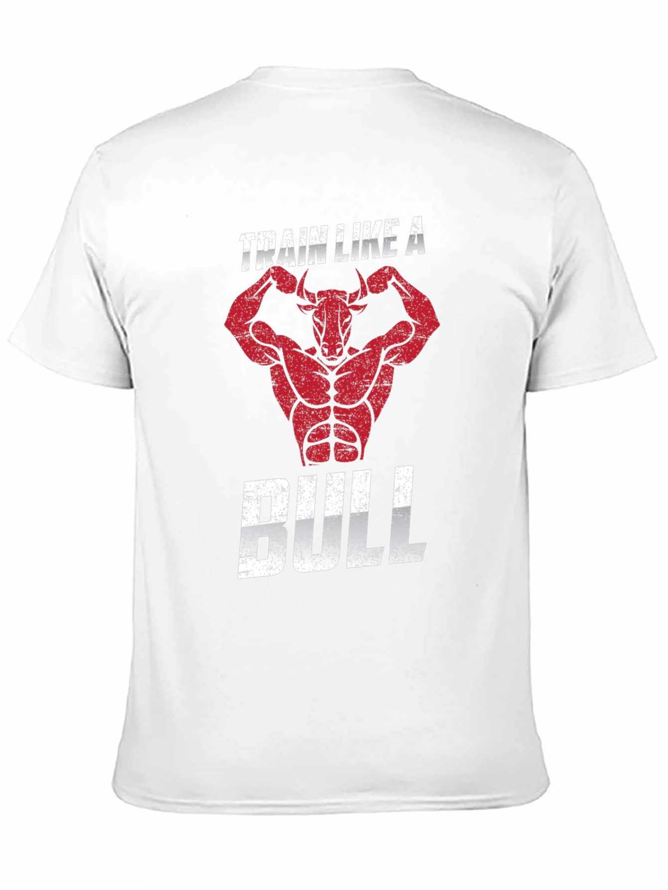 Train Like A Bull Black Graphic T-Shirt