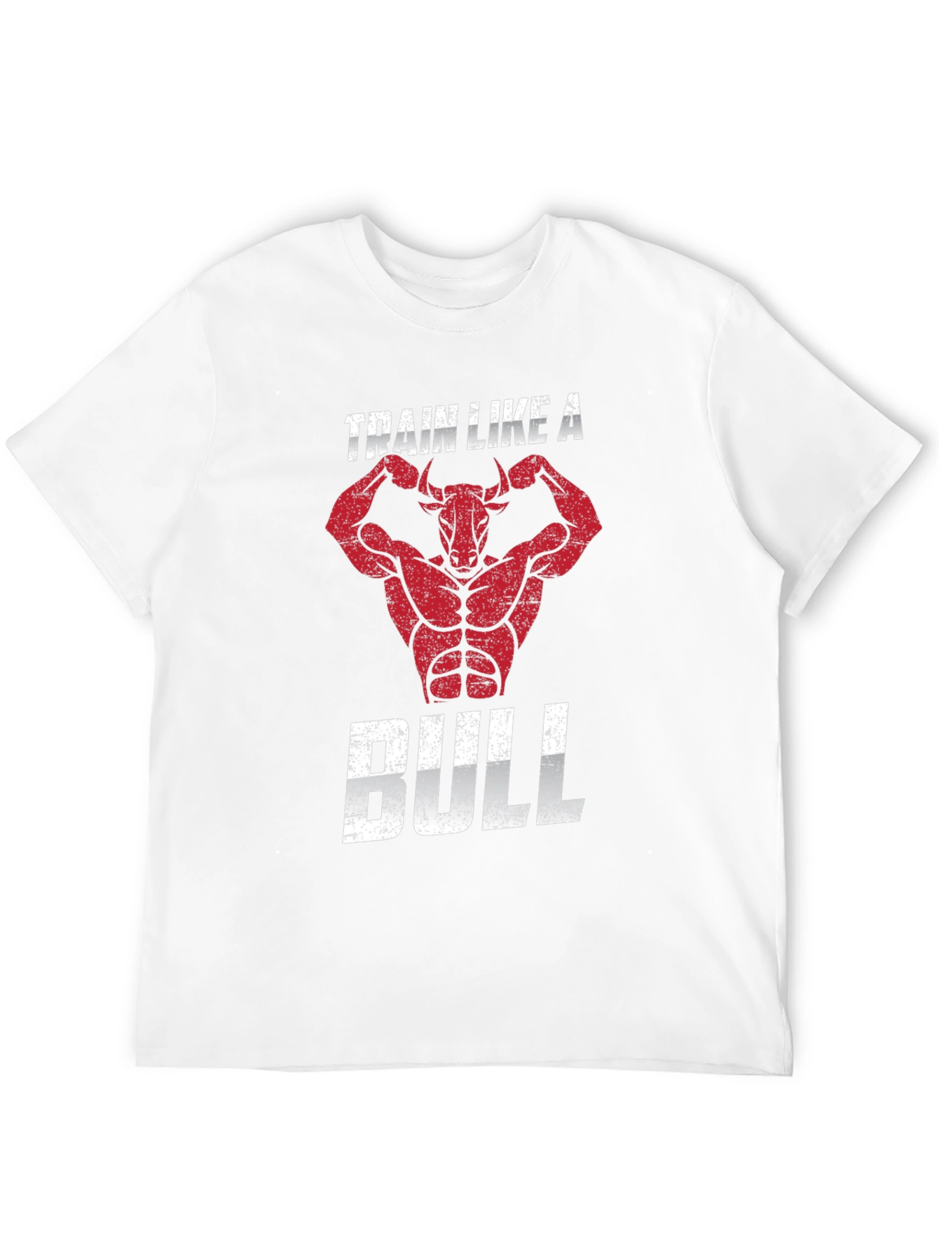 Train Like A Bull Black Graphic T-Shirt