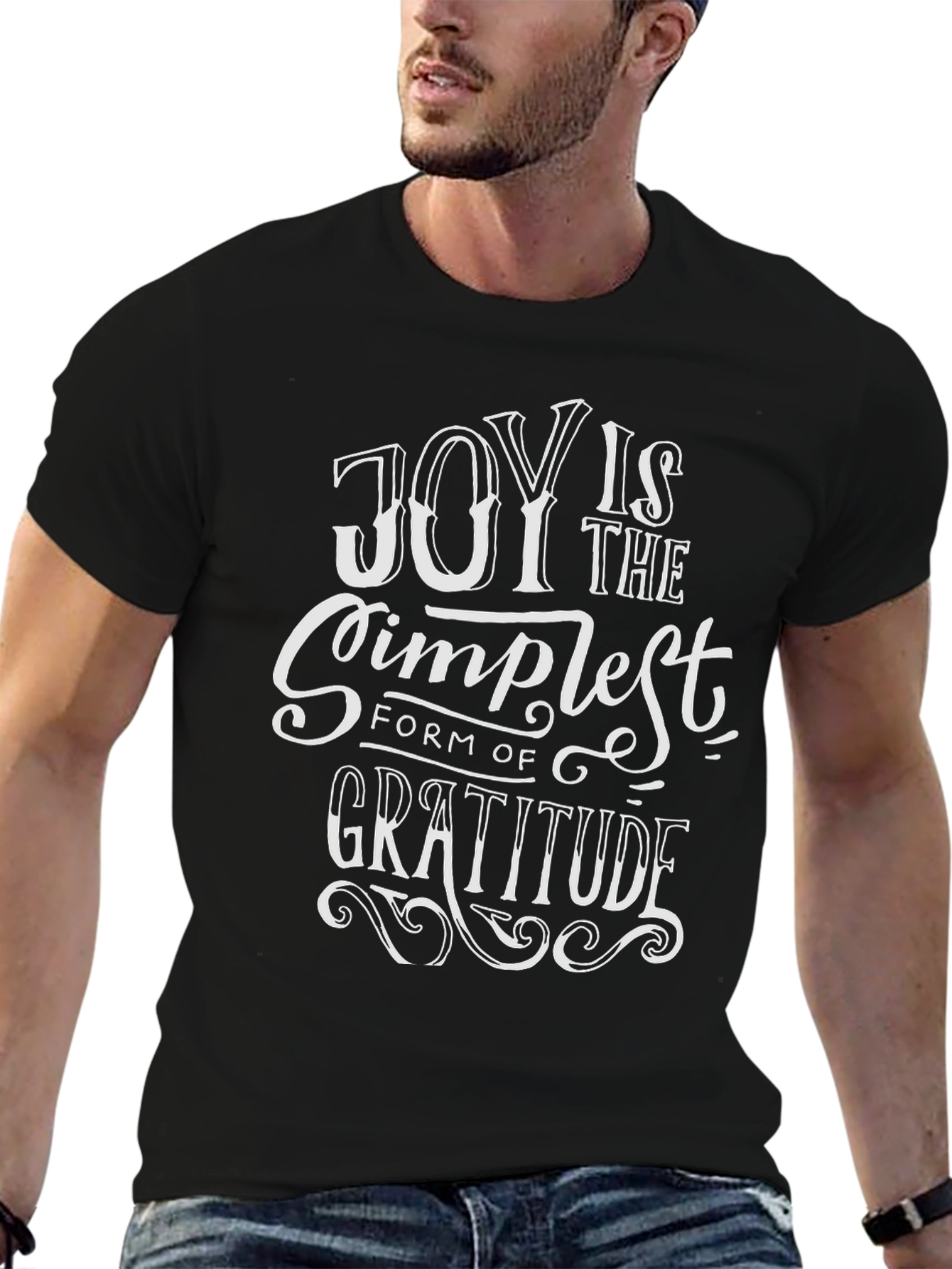 Joy is Gratitude T-Shirt - Stylish Graphic Tee