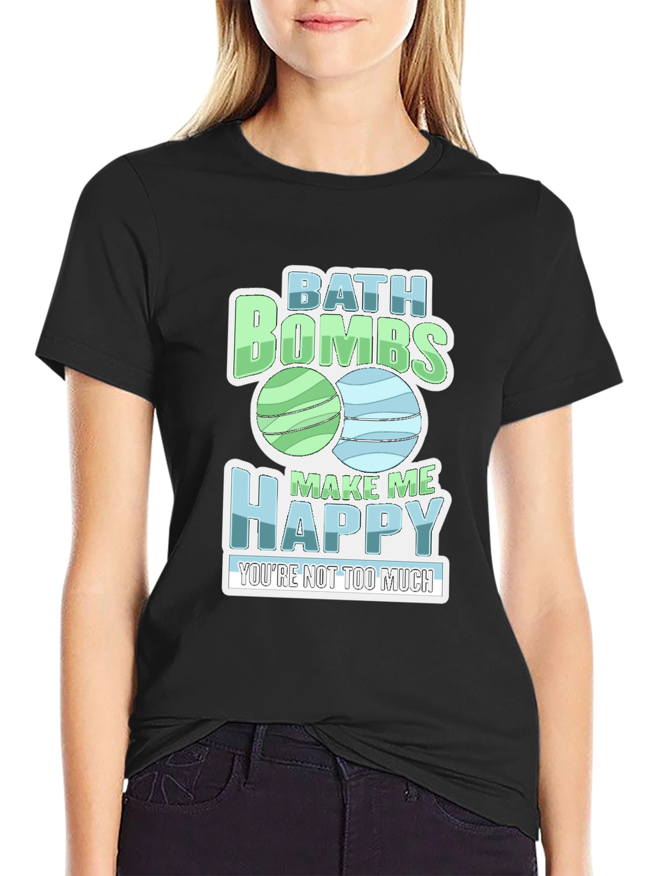 Bath Bombs Make Me Happy Graphic Tee