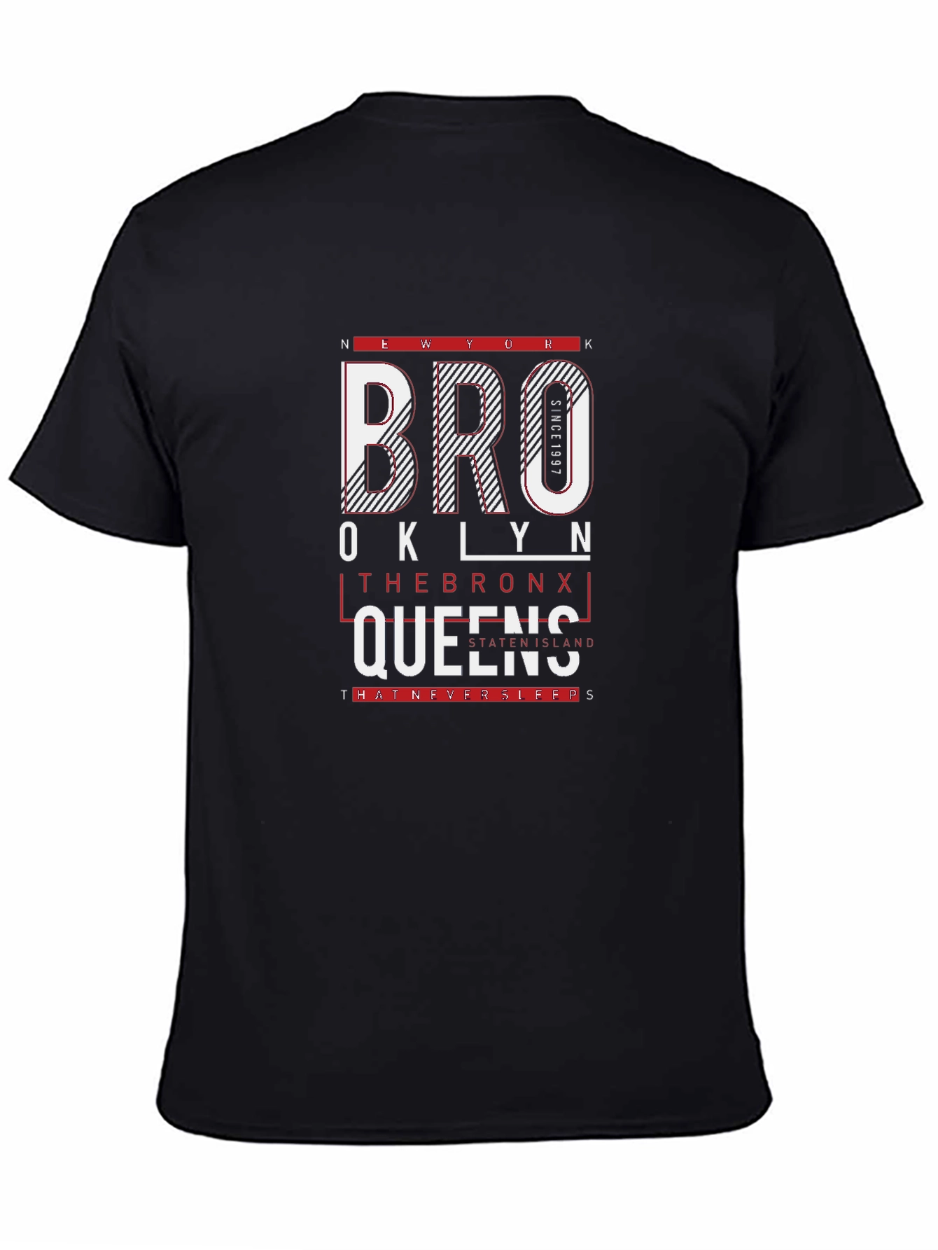 New York City Boroughs Graphic T-Shirt