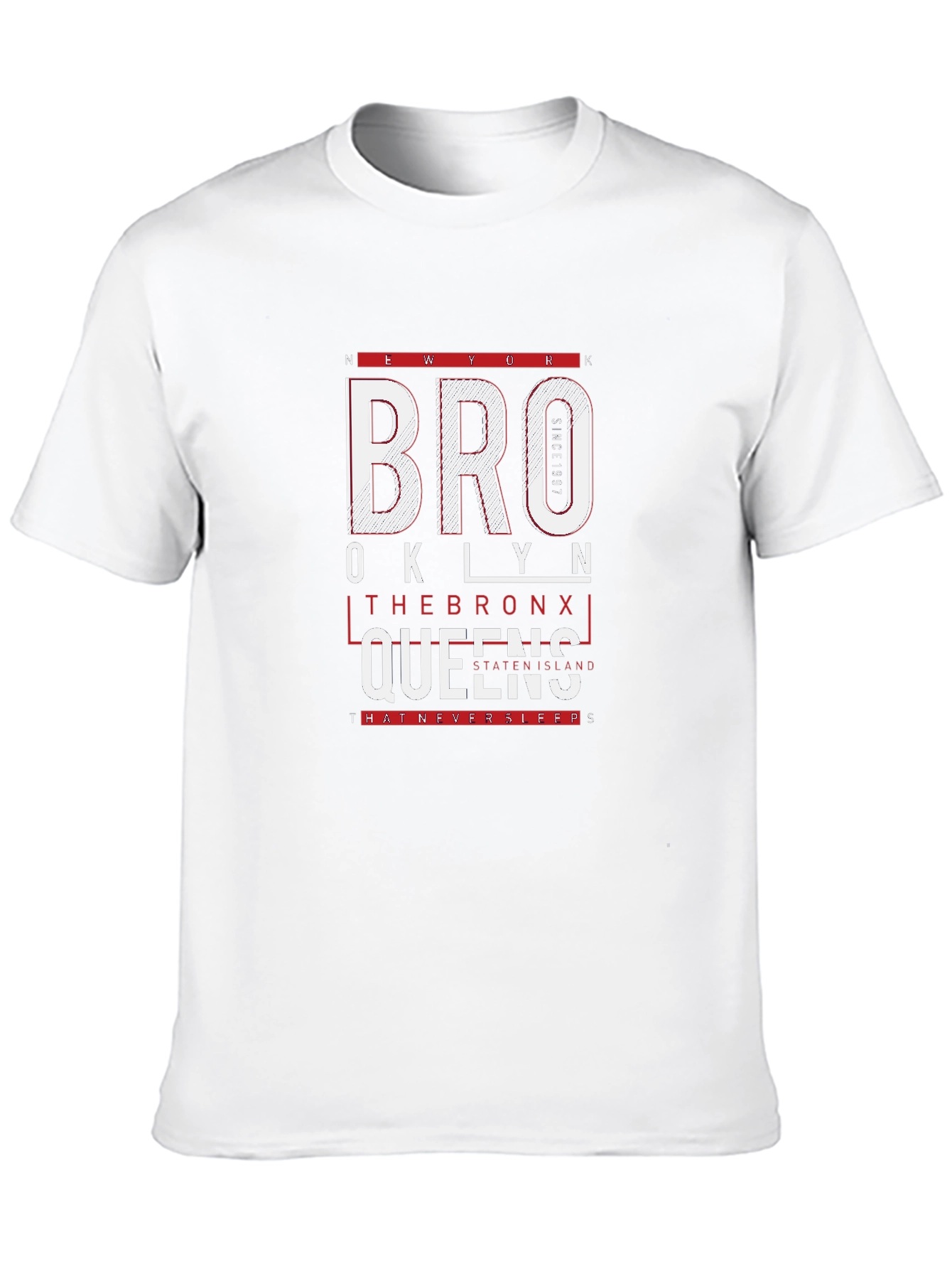 New York City Boroughs Graphic T-Shirt