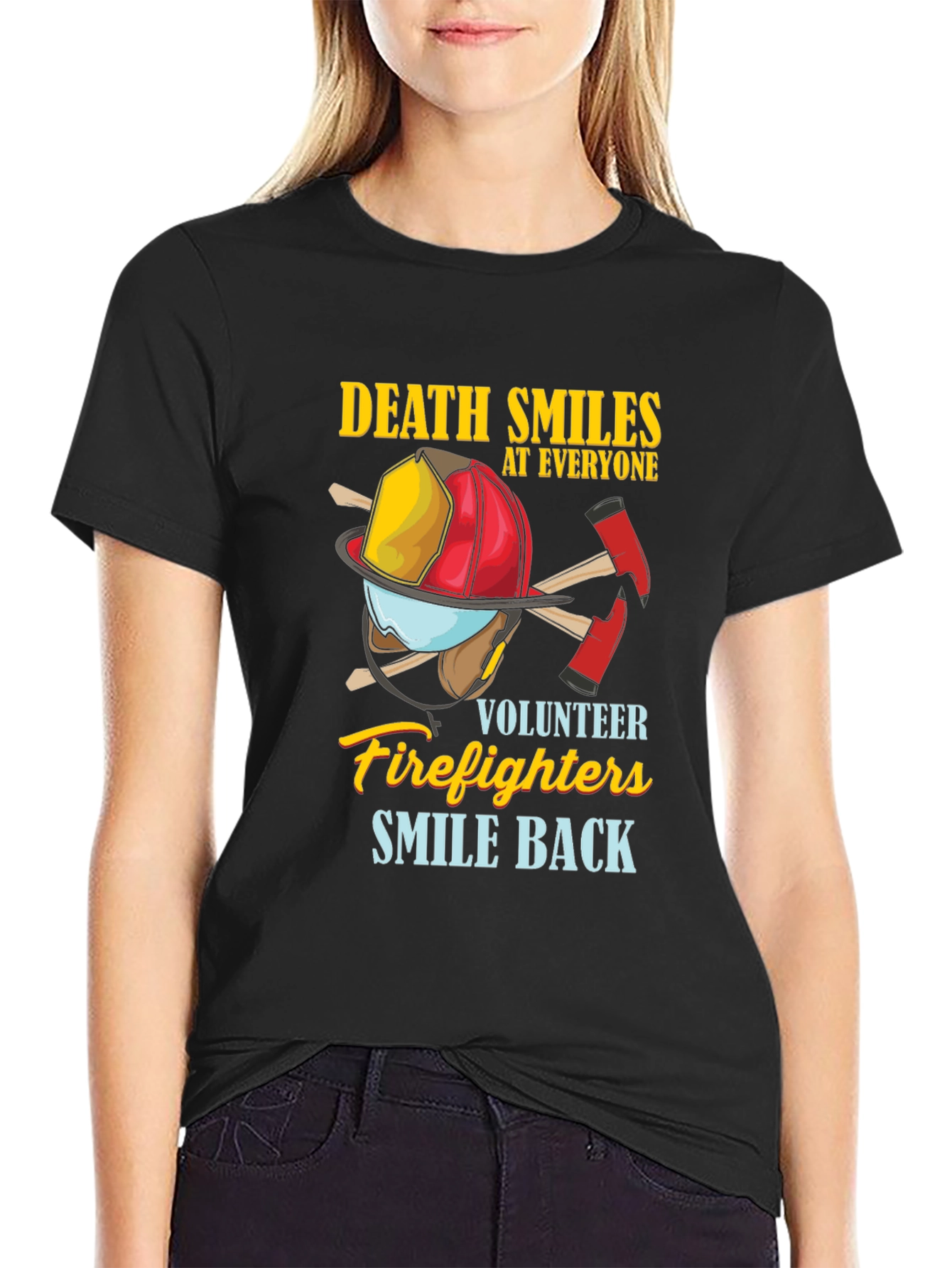 Firefighter Volunteer Graphic T-Shirt