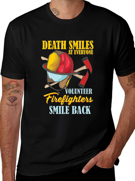 Firefighter Volunteer Graphic T-Shirt