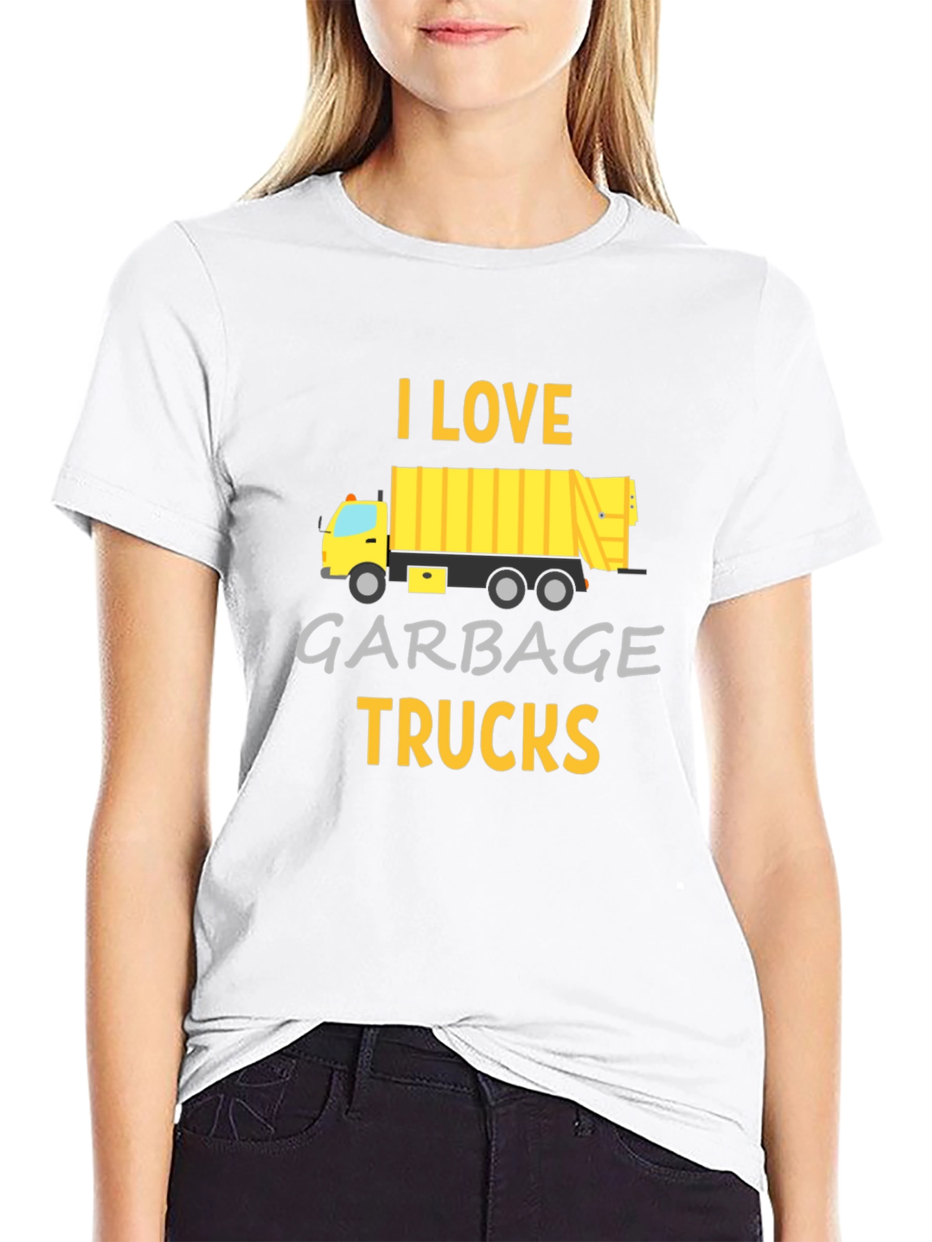 I Love Garbage Trucks T-Shirt