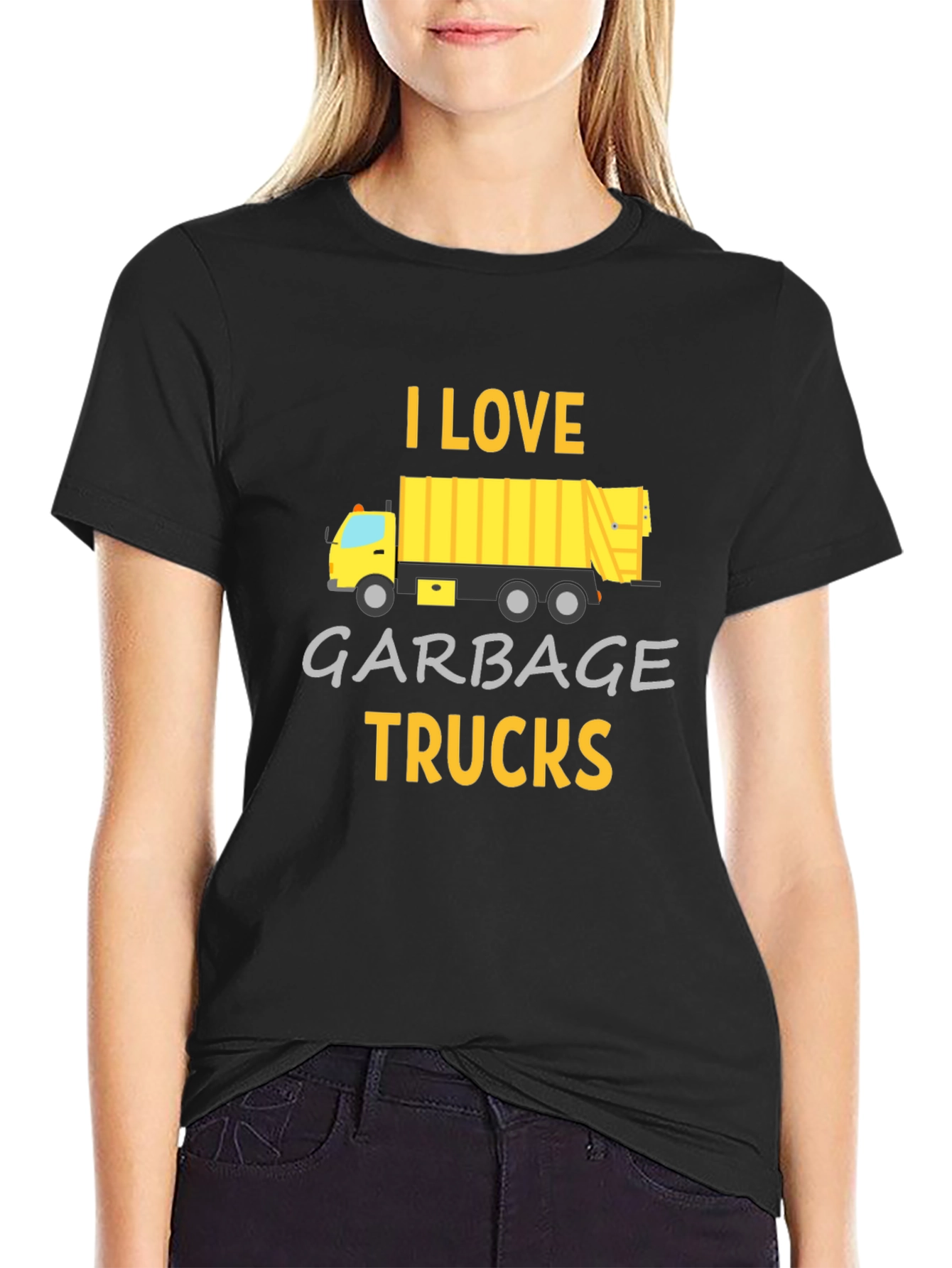 I Love Garbage Trucks T-Shirt