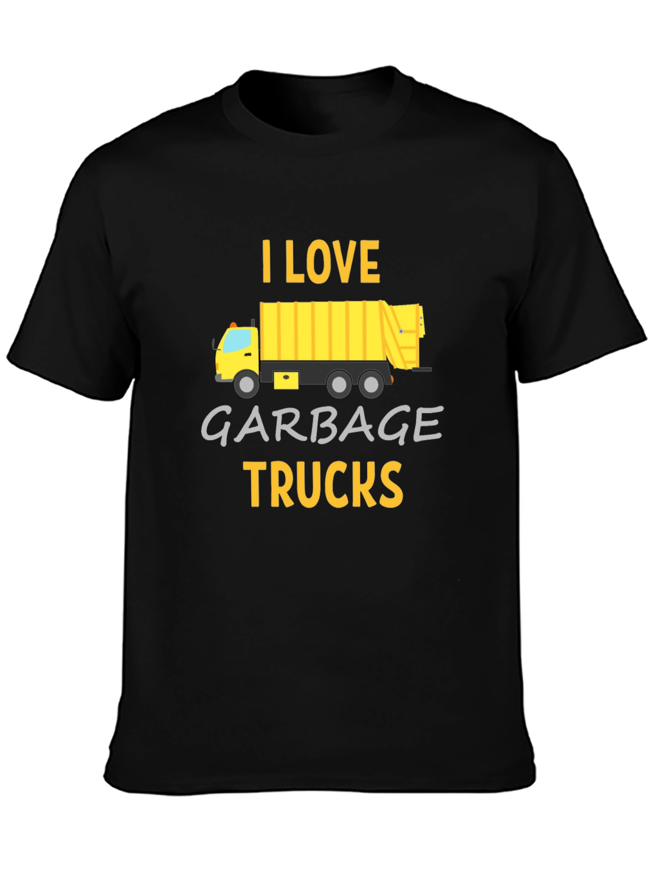 I Love Garbage Trucks T-Shirt