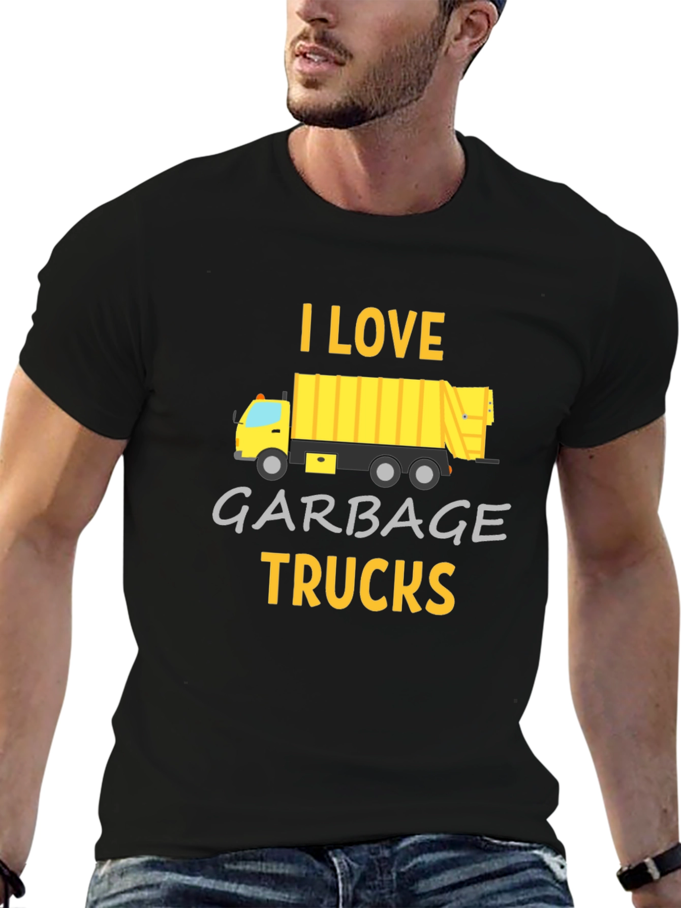I Love Garbage Trucks T-Shirt