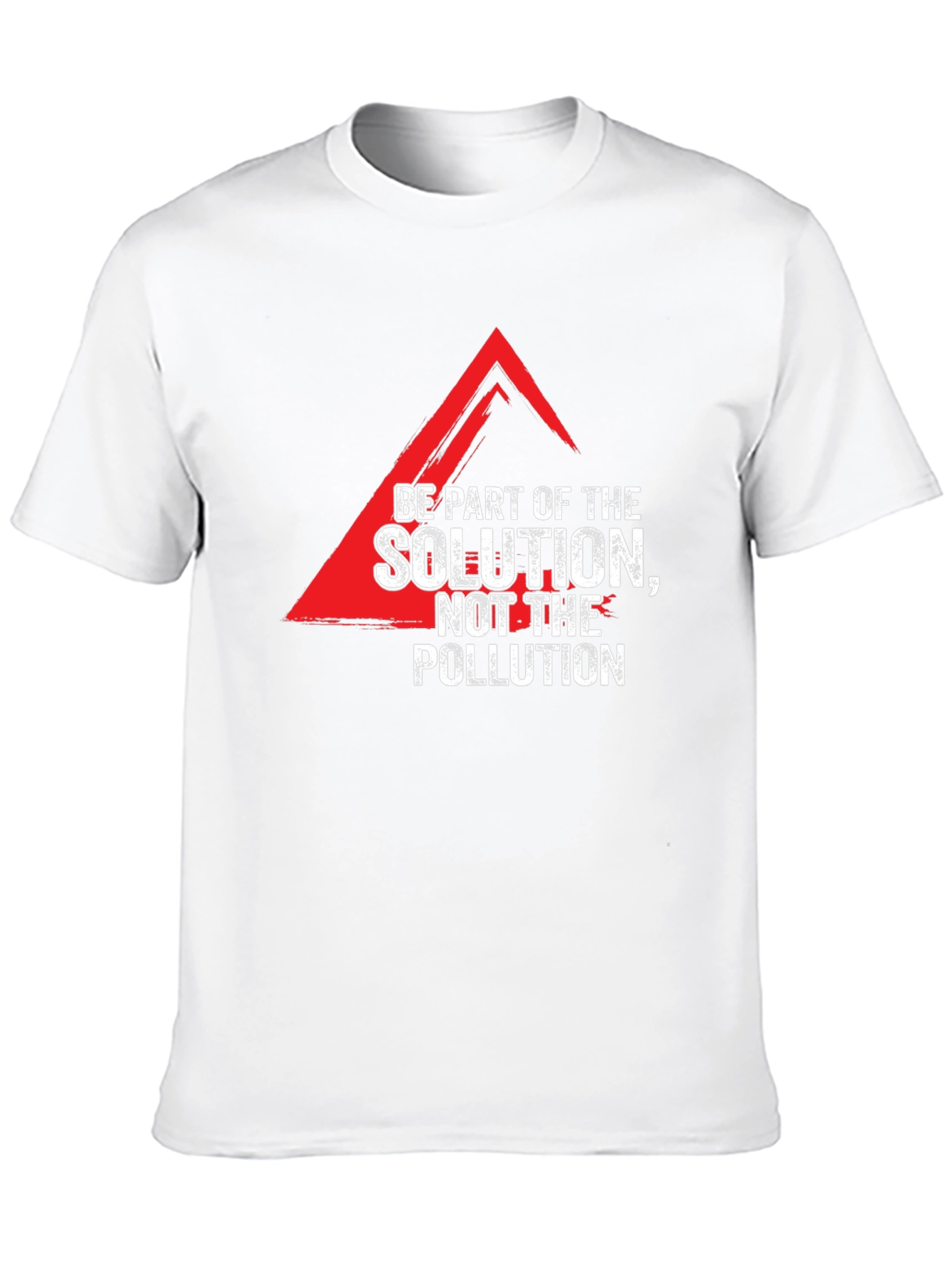 Solution Not Pollution Graphic Tee