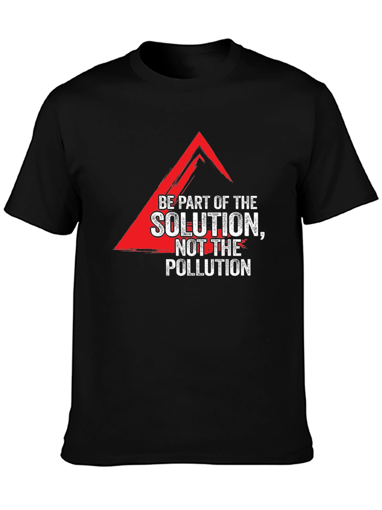 Solution Not Pollution Graphic Tee