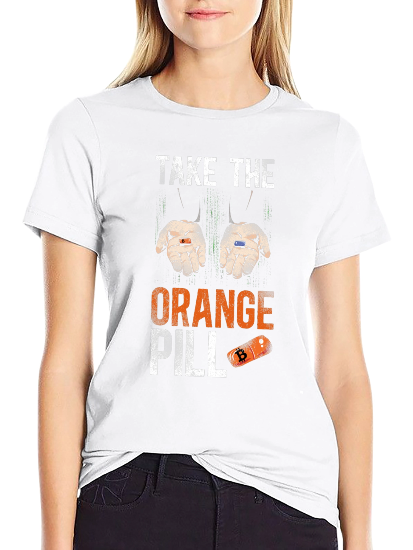 Bitcoin Orange Pill T-Shirt