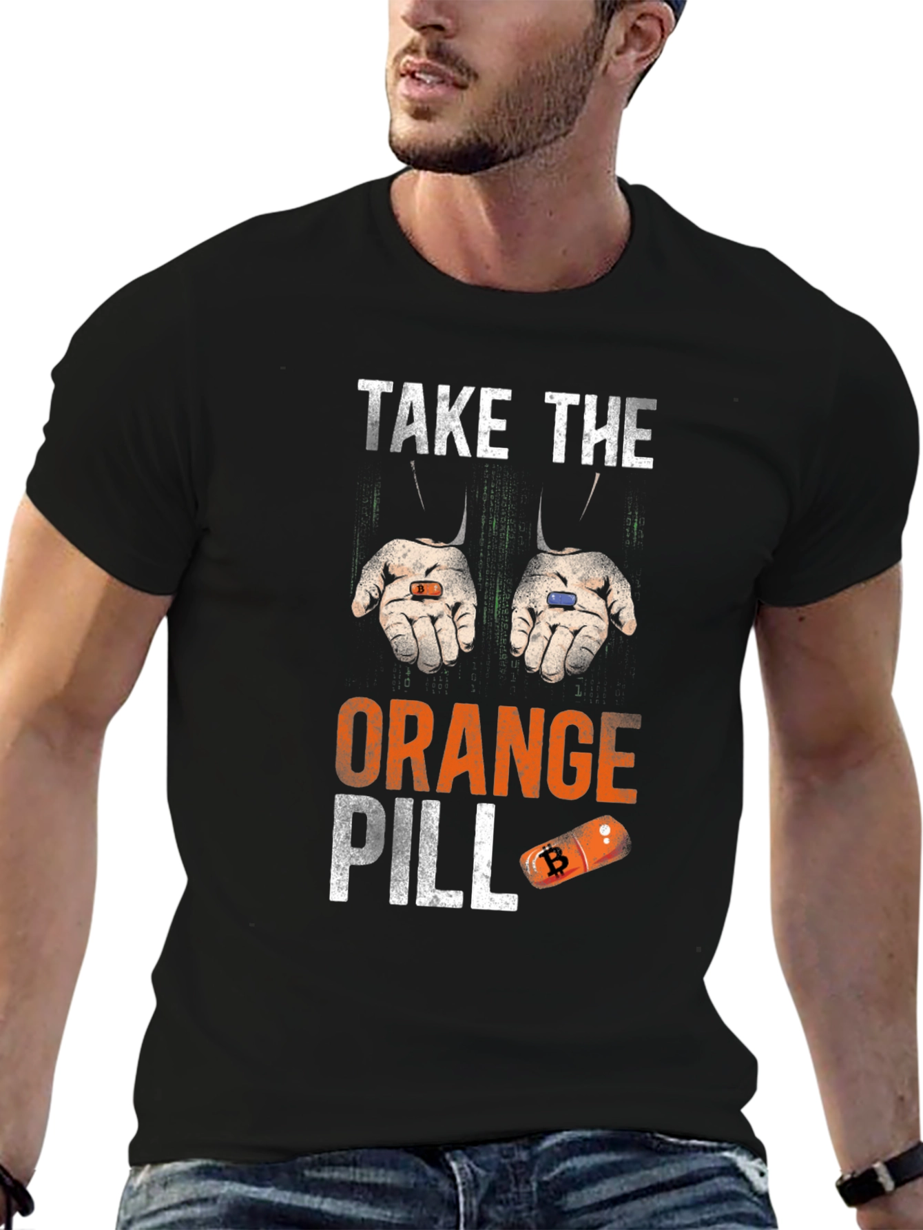 Bitcoin Orange Pill T-Shirt