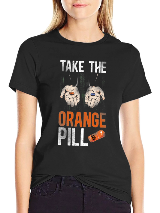 Bitcoin Orange Pill T-Shirt