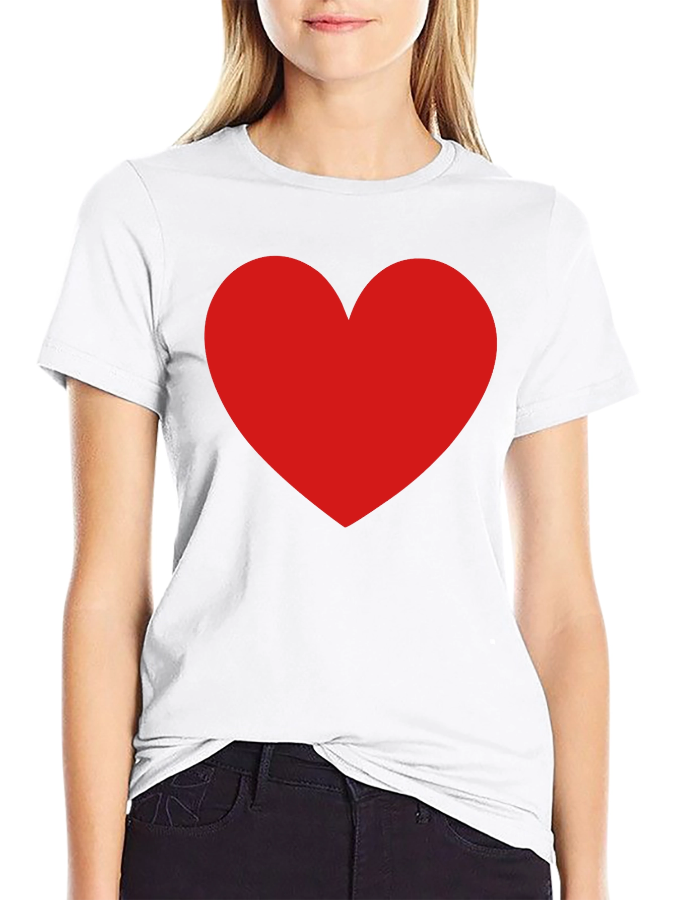 Heart Graphic Tee - Lovecore Fashion