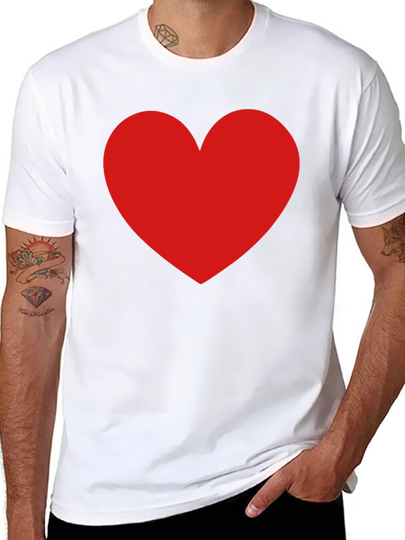Heart Graphic Tee - Lovecore Fashion