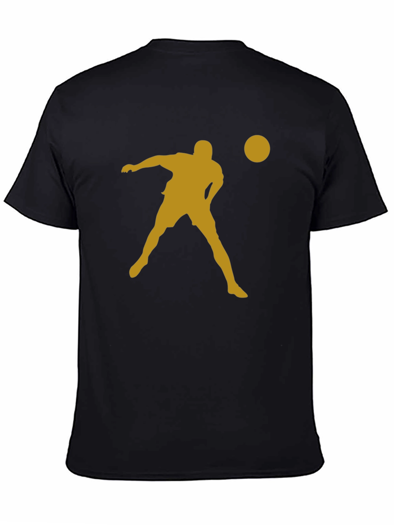 Silhouette Soccer T-Shirt - Black