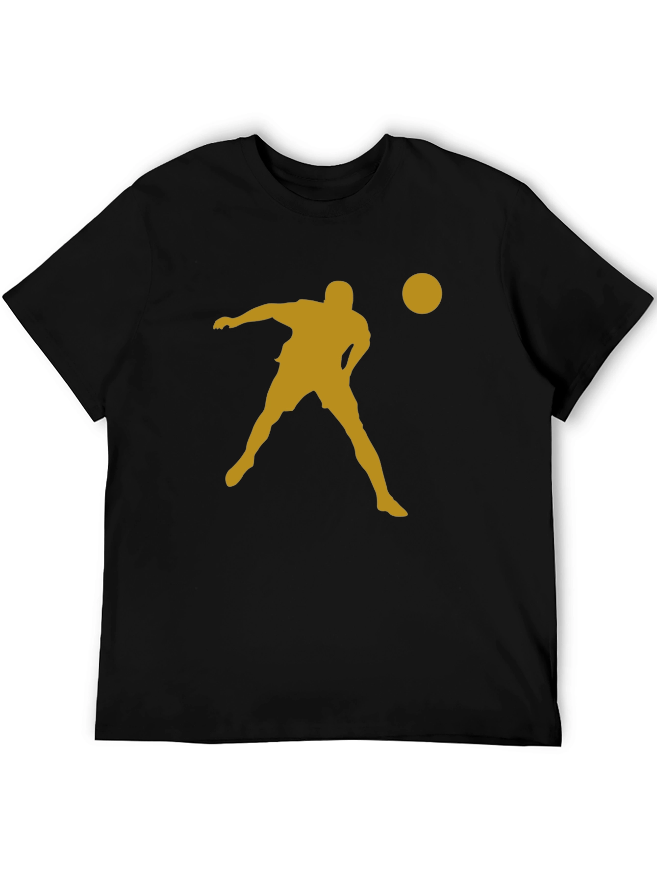 Silhouette Soccer T-Shirt - Black