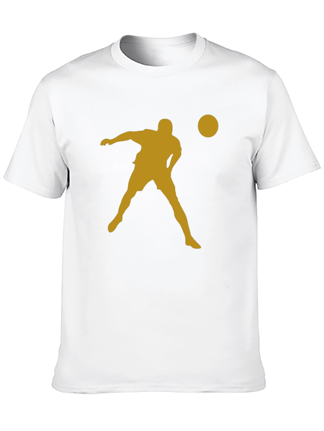 Silhouette Soccer T-Shirt - Black