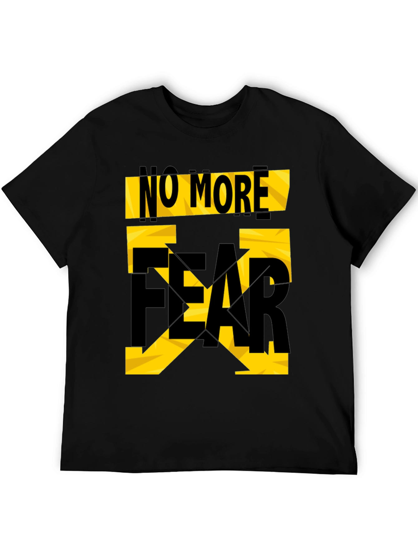 No More Fear Graphic T-Shirt - Black