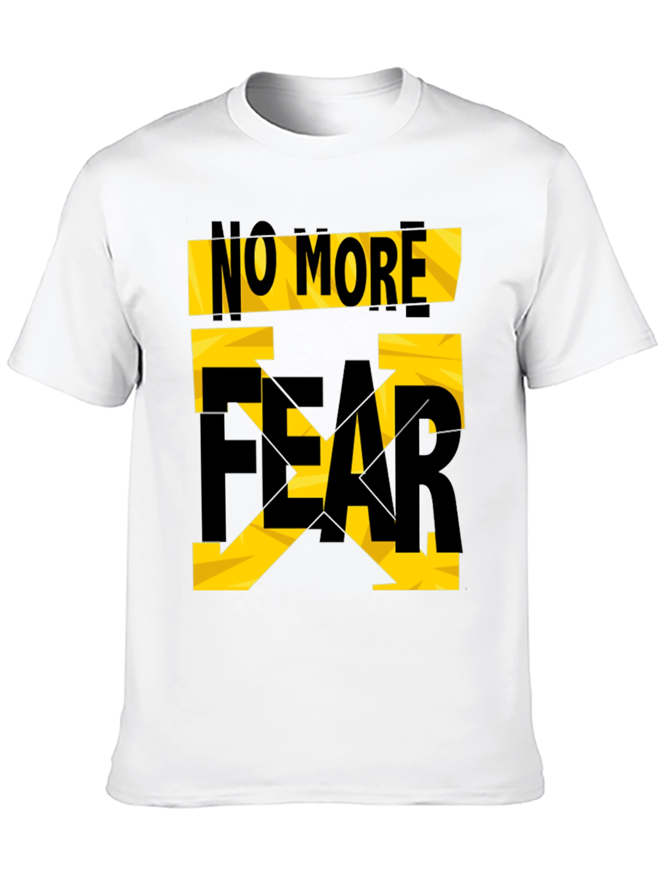 No More Fear Graphic T-Shirt - Black